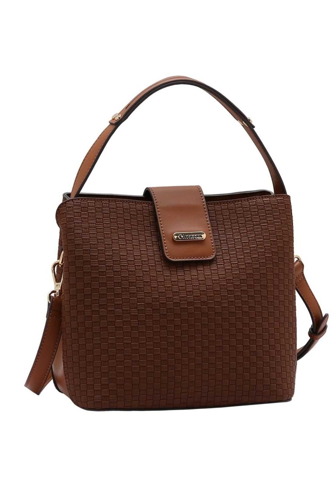 Bolsa Feminina Chenson Duo Colors 3485264 Café