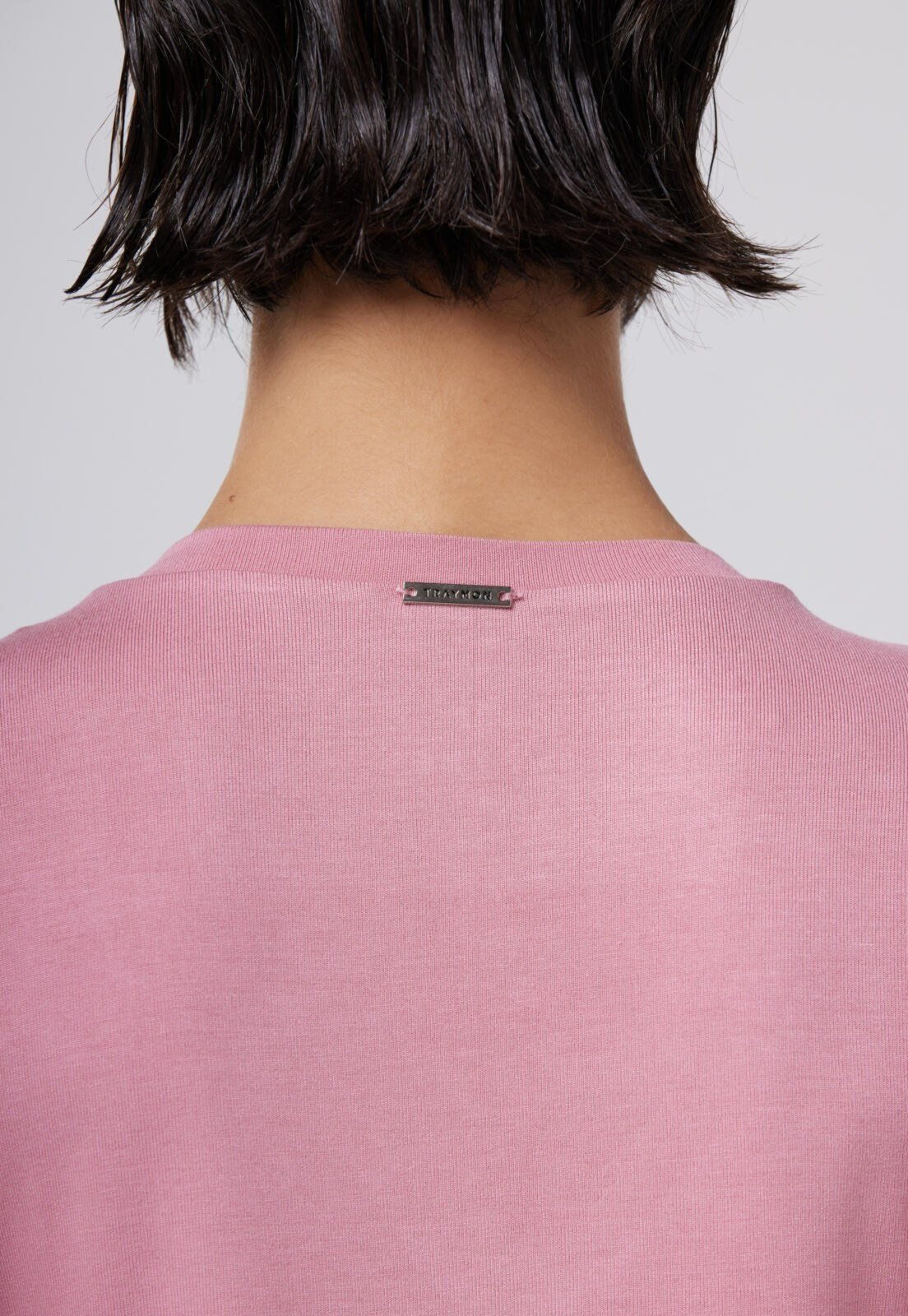 Vista 3 T-Shirt Traymon Decote V Velho Traymon rosa