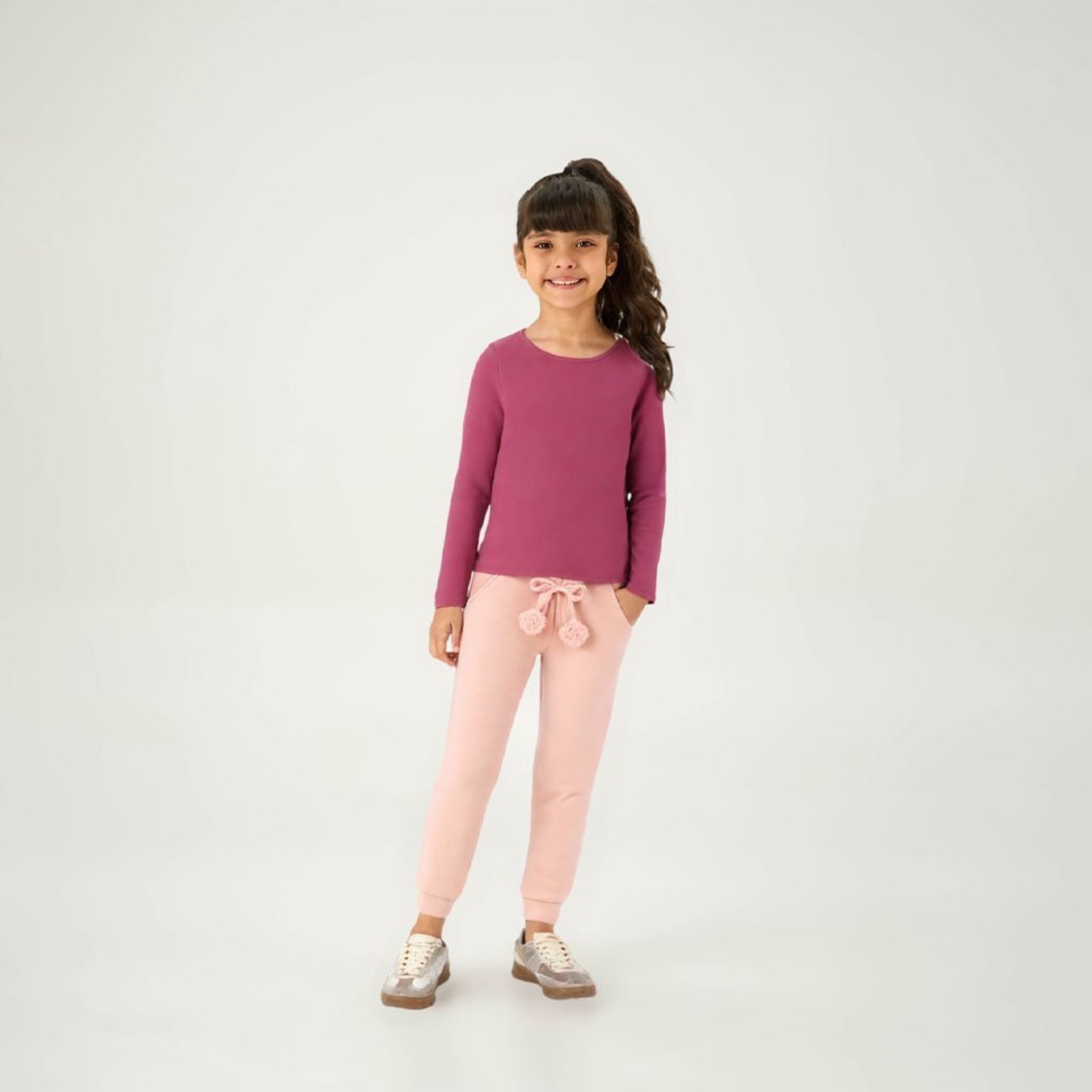 Infantil - Calça Rosa Pulla Bulla Menina - 55323-11