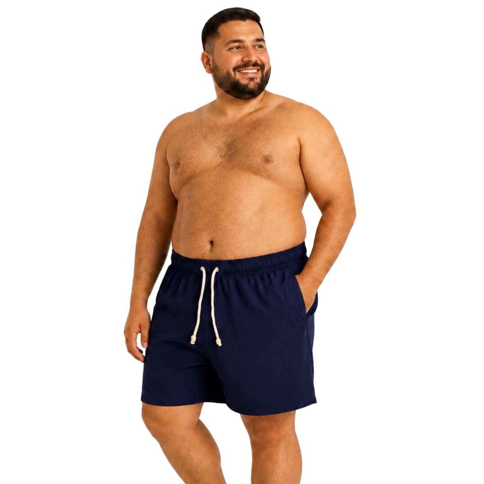 Short de Linho Premium Masculino Bermuda Casual com Cordão