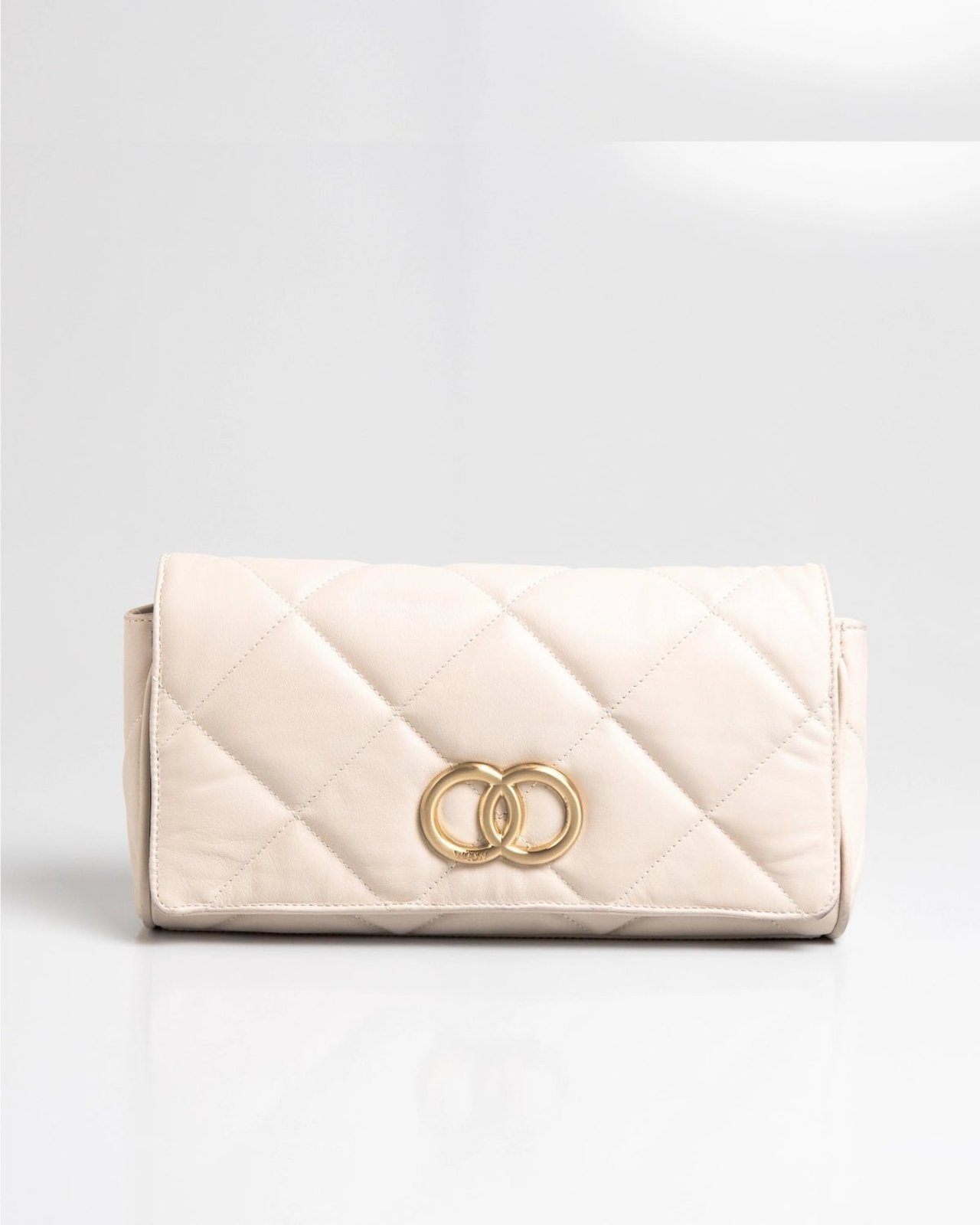 Bolsa Média Serena Couro Off White