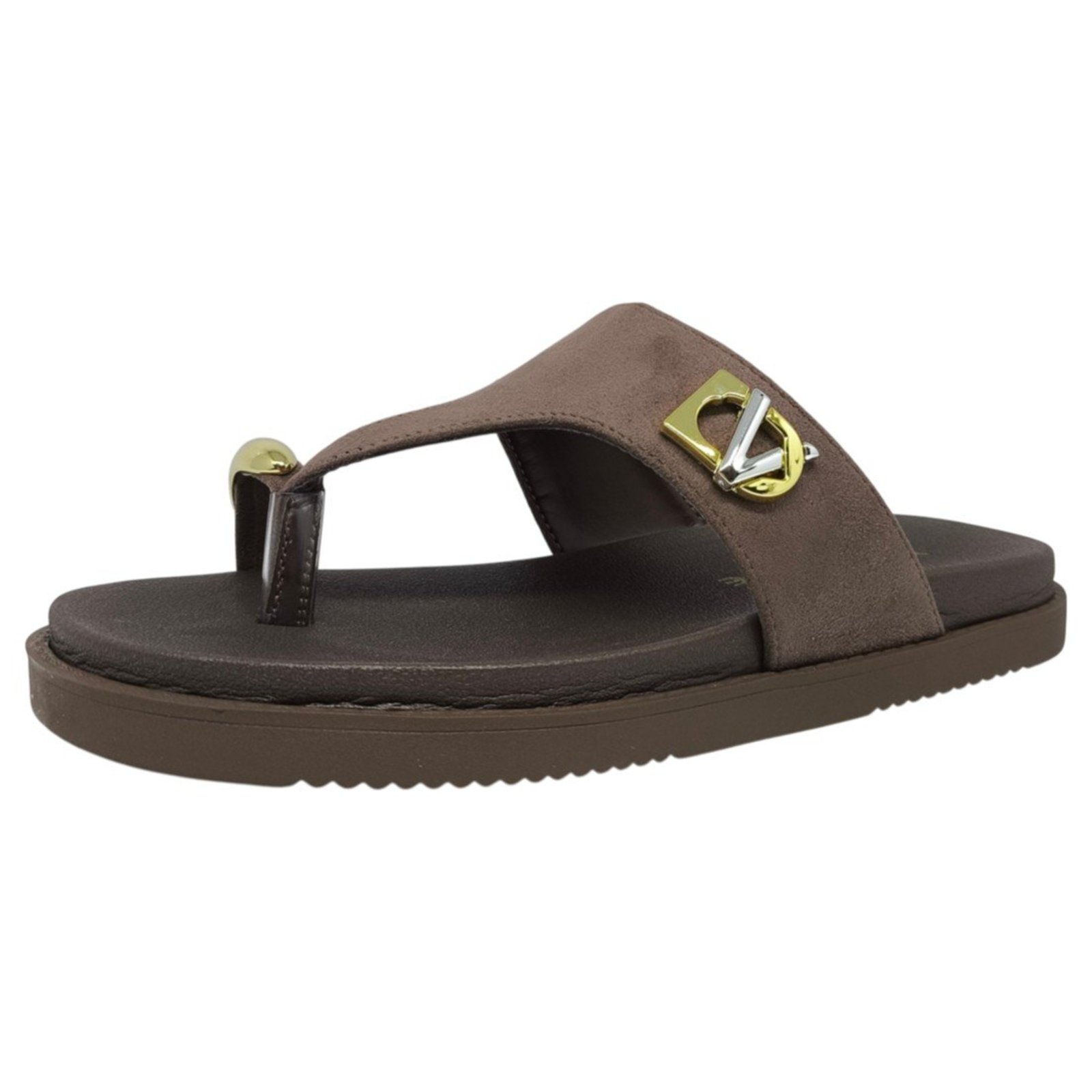 Chinelo Feminino Flatform Ring Toe Tira de Dedo Via Marte