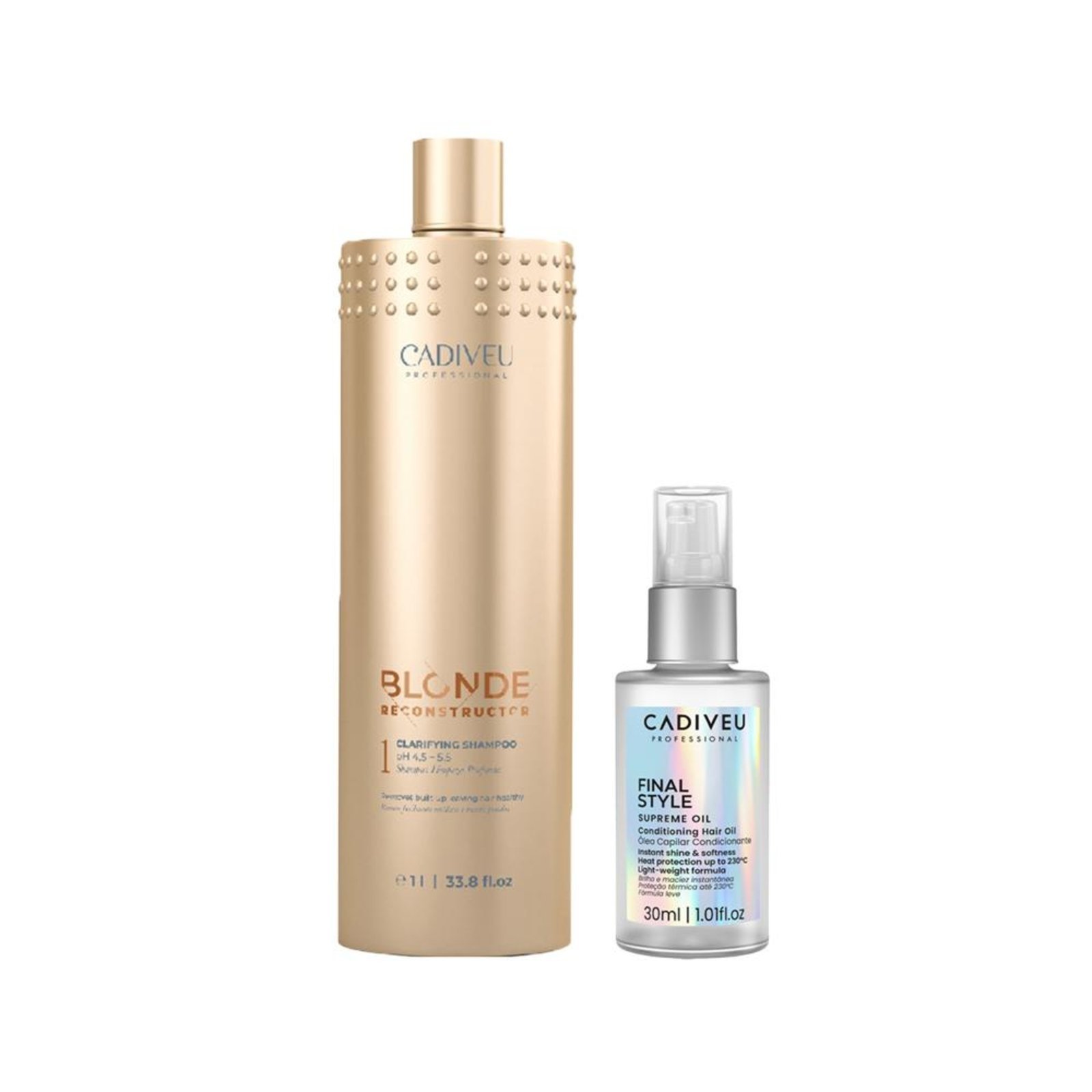 Kit Cadiveu Blonde Reconstructor Keeper Sh 1000ml +1 Produto