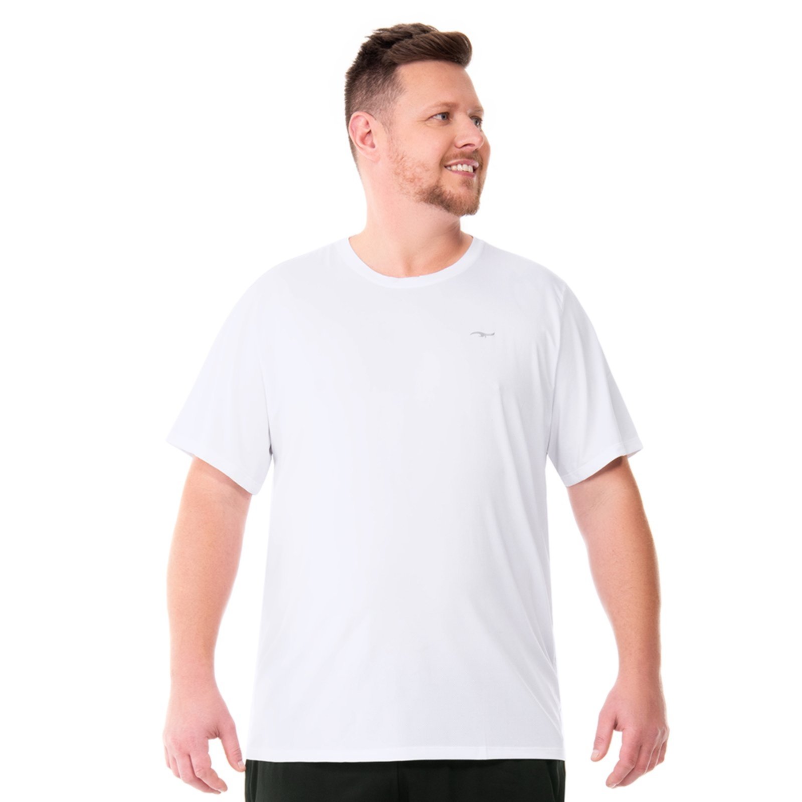 Camiseta Fitness Plus Dry Branca