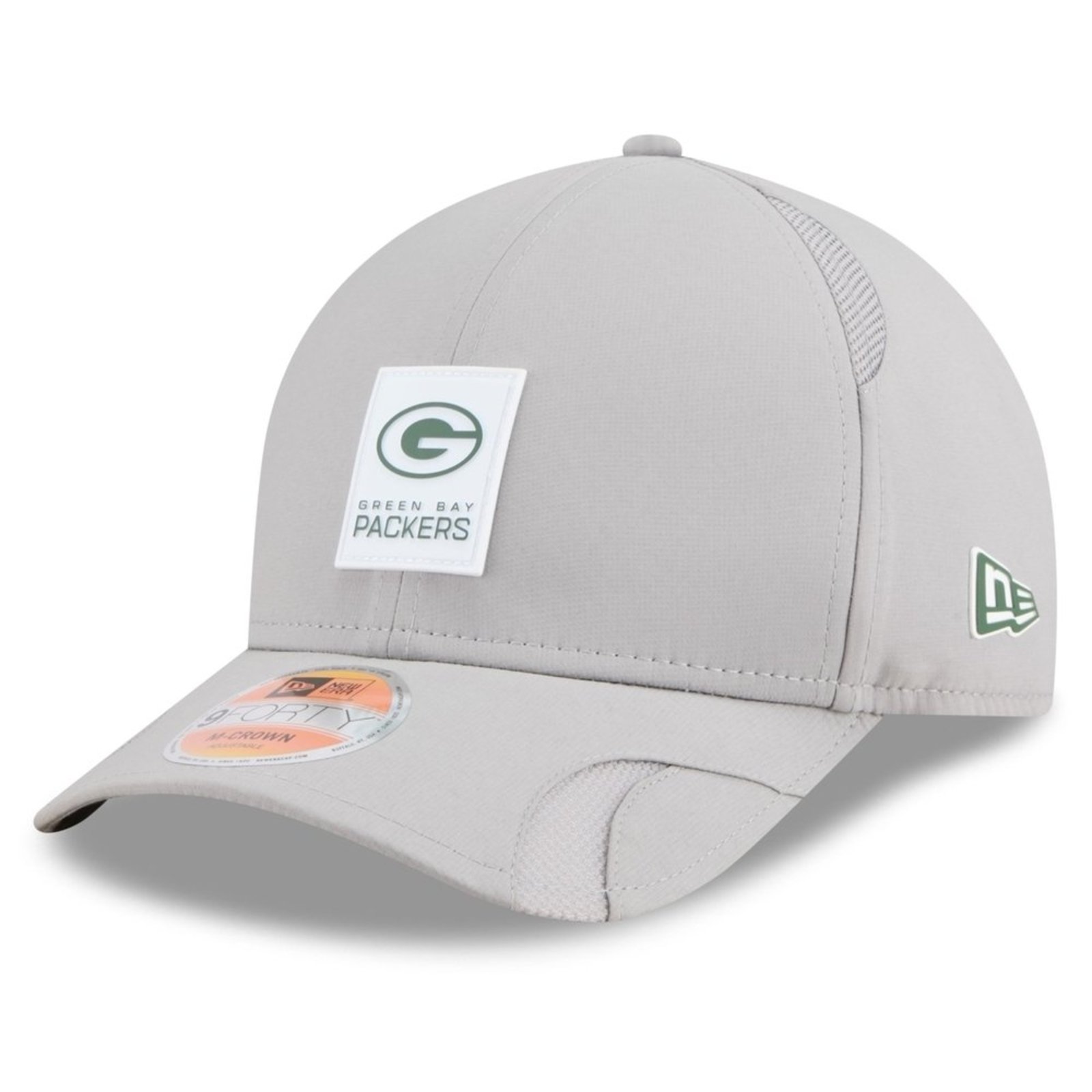 Bone New Era 9FORTY M-CROWN Green Bay Packers NFL Sideline Cinza
