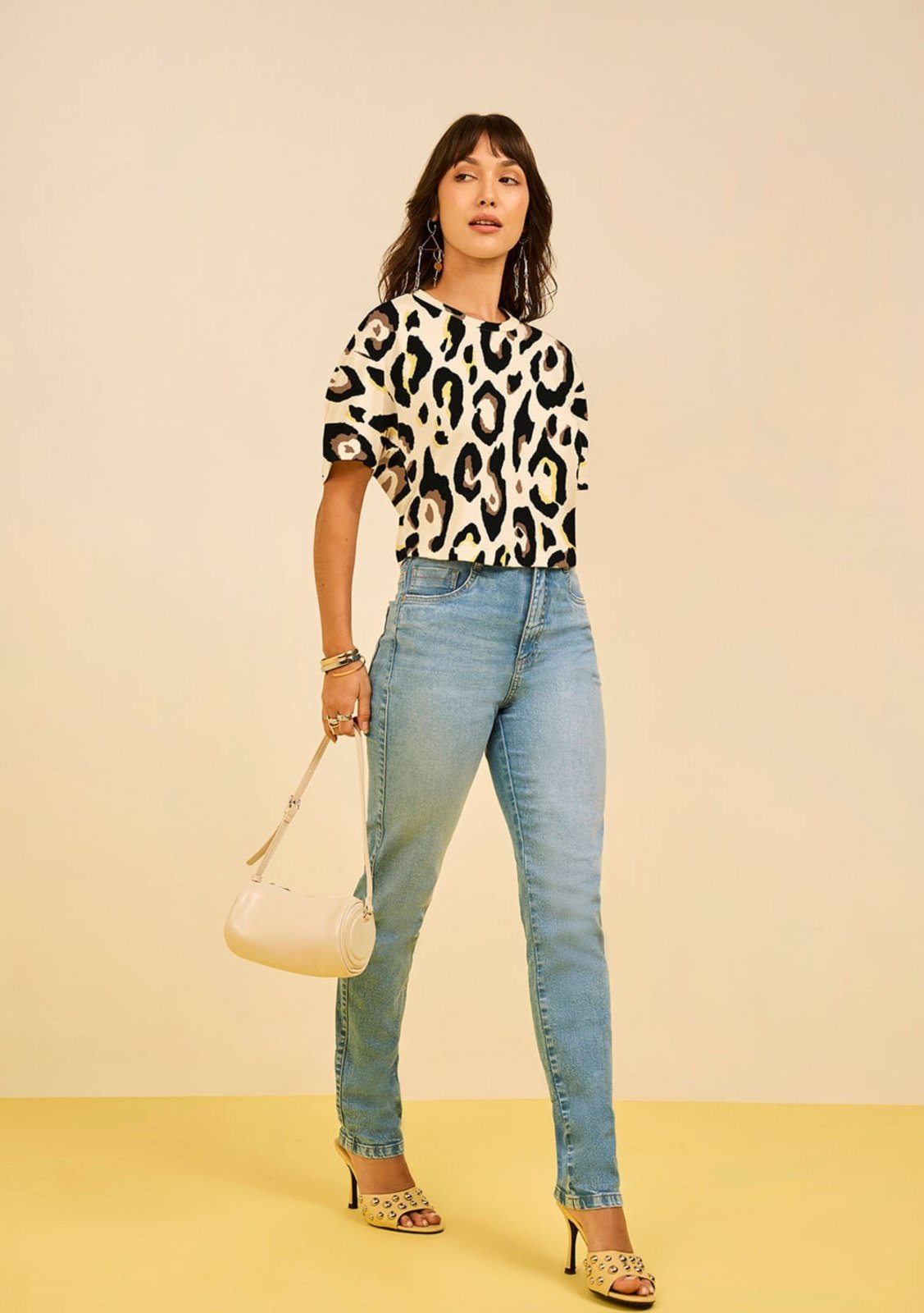 Calça Zinco Skinny Média Azul
