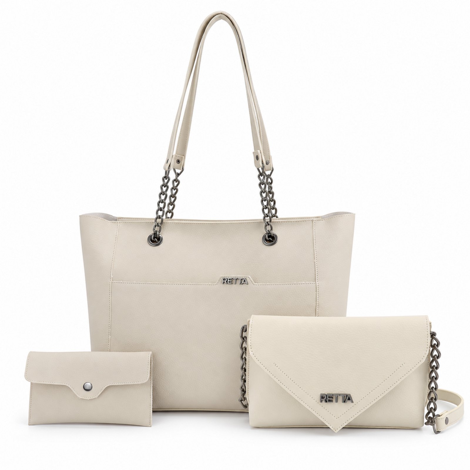 Kit 2 Bolsas Femininas Esther Grande + Amália Pequena