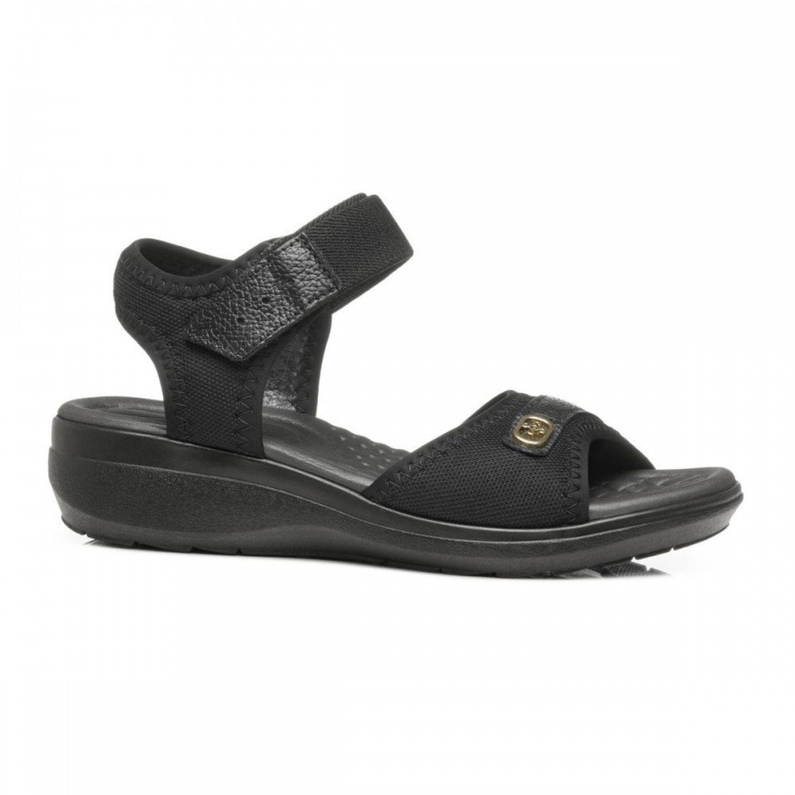 Sandalia Pegada 232758-02 Ortopédico Feminino Pegada Preto