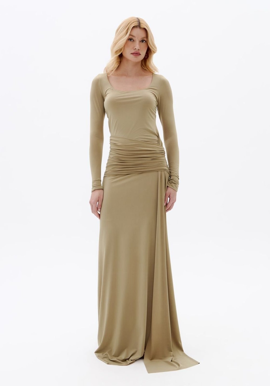 Vestido Justo Longo Abertura Costas My Favorite Things