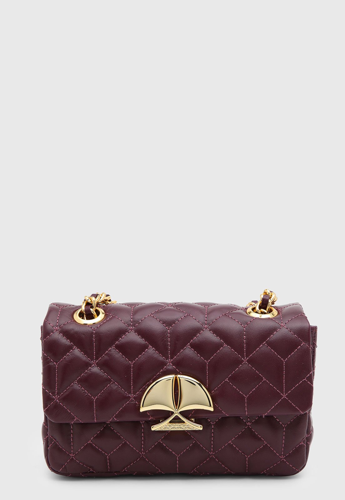 Bolsa Feminina Luiza Barcelos Matelassê Vinho
