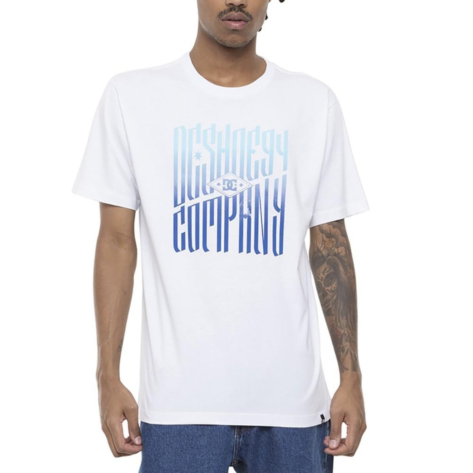 Camiseta DC Shoes Vanish SM23 Masculina Branco