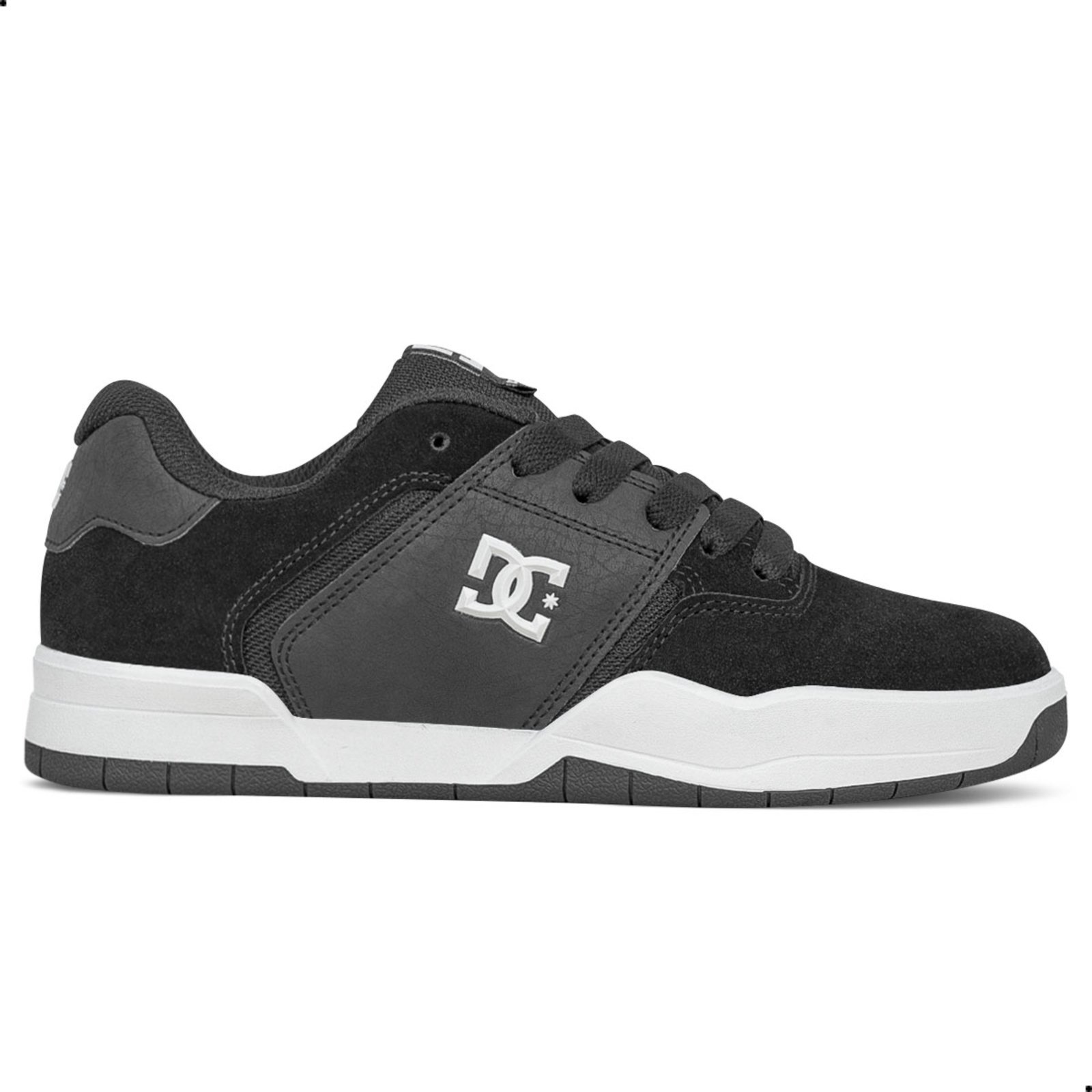 Vista 2 Tênis DC Shoes Central IMP Unissex Preto branco DC Shoes branco