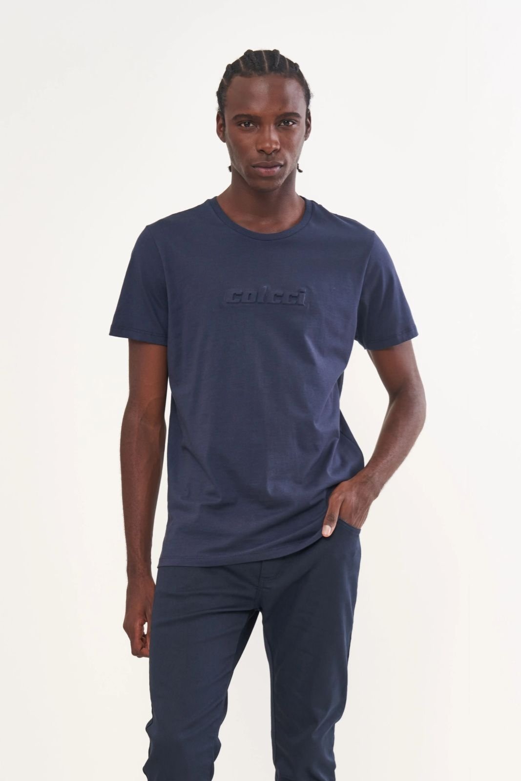 Camiseta Colcci Azul Sideral