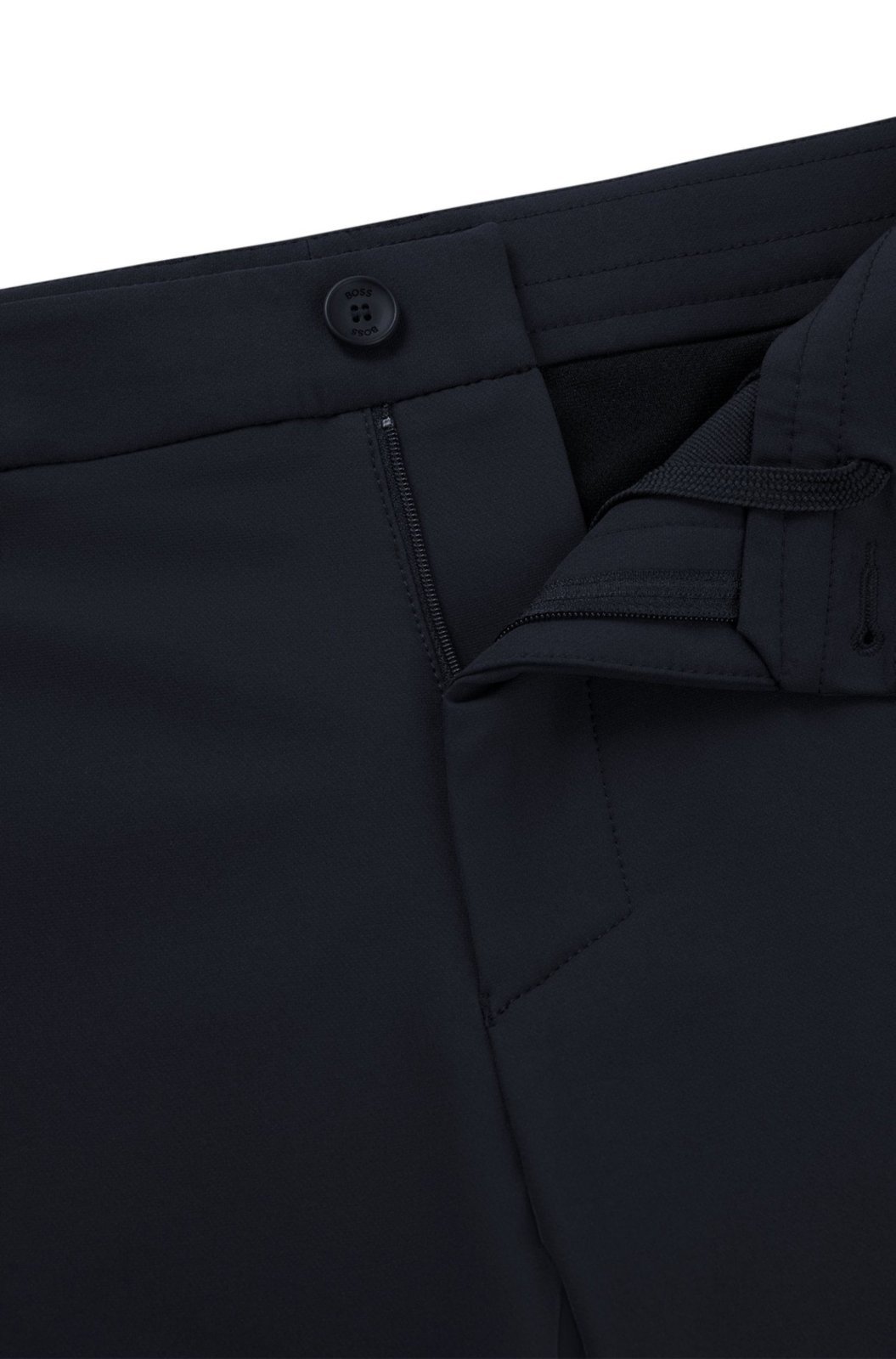 Vista 3 Shorts De Ajuste Slim Em Tecido Elástico Recouronte À Água Boss azul Boss azul
