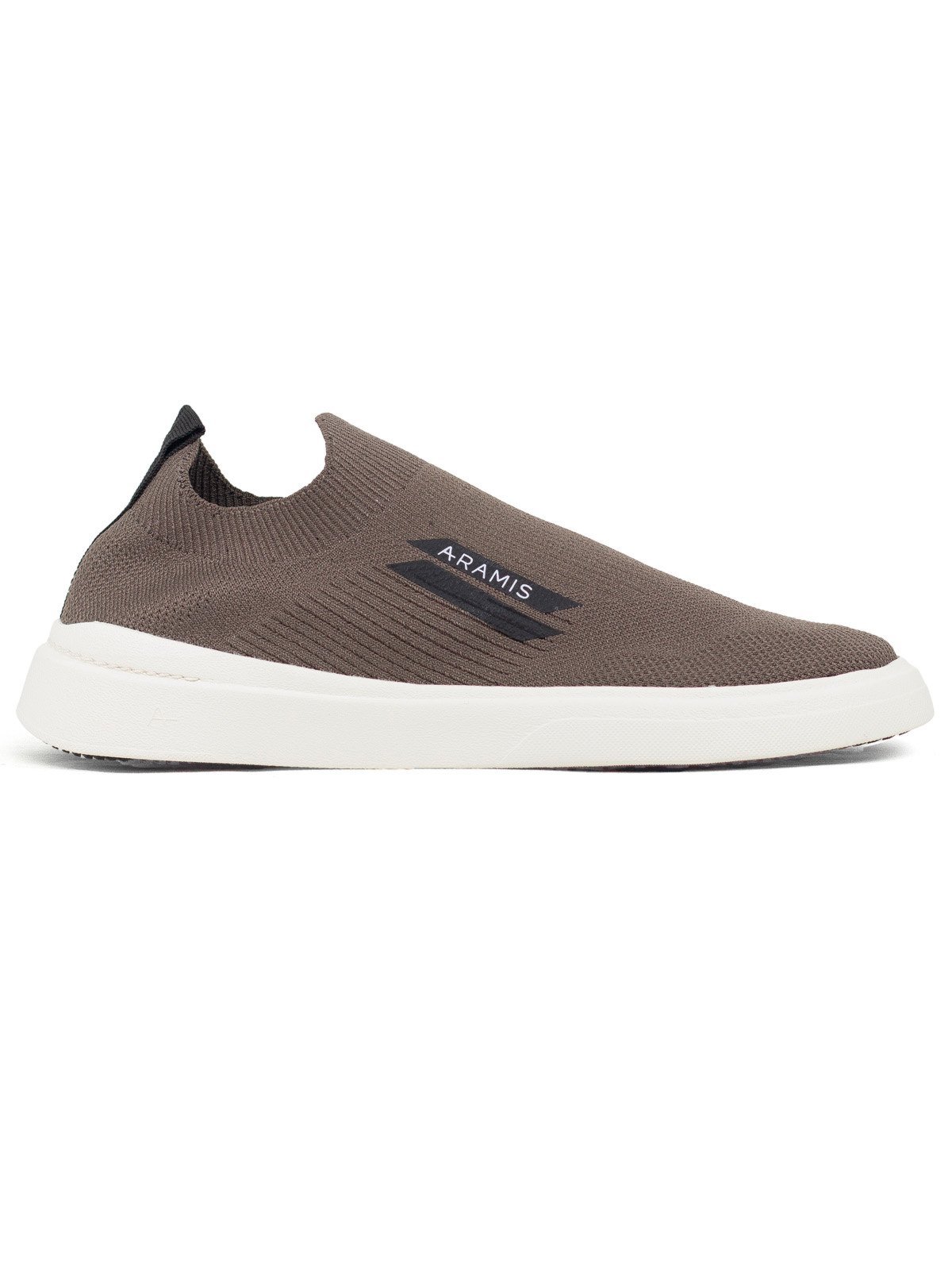 Tênis Masculino Aramis Casual Journey Sand Knit Confortável Calce Fácil Elástico Cinza Grigio