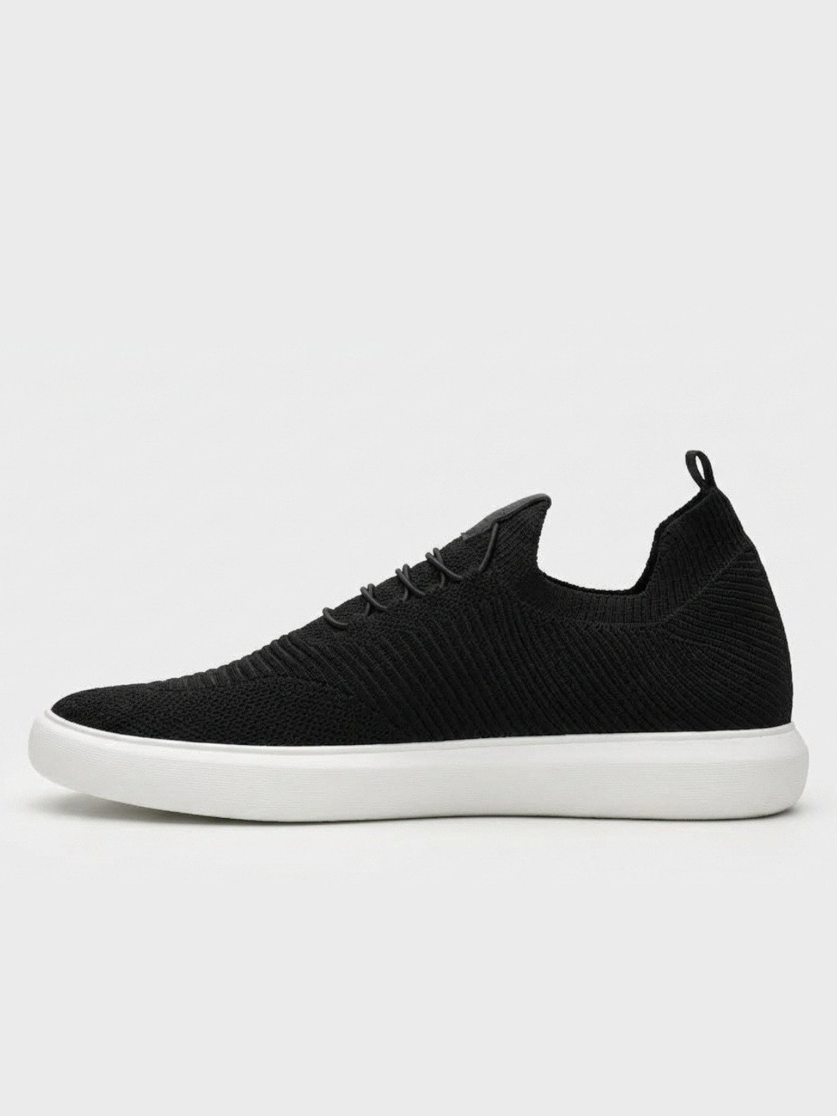 Sapatênis Masculino Slip-On Lona Casual Chazak Preto Solado Branco