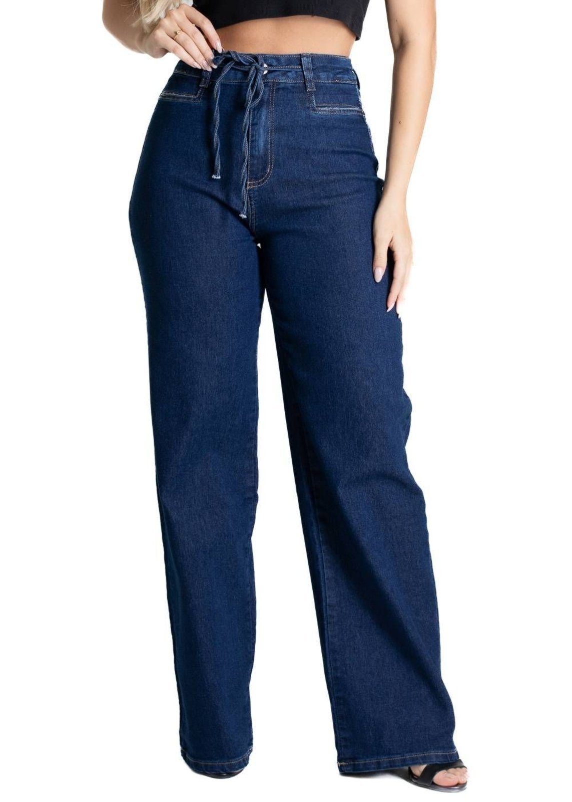 Calça Jeans Sawary Wide Leg – 279794 – Azul – Sawary
