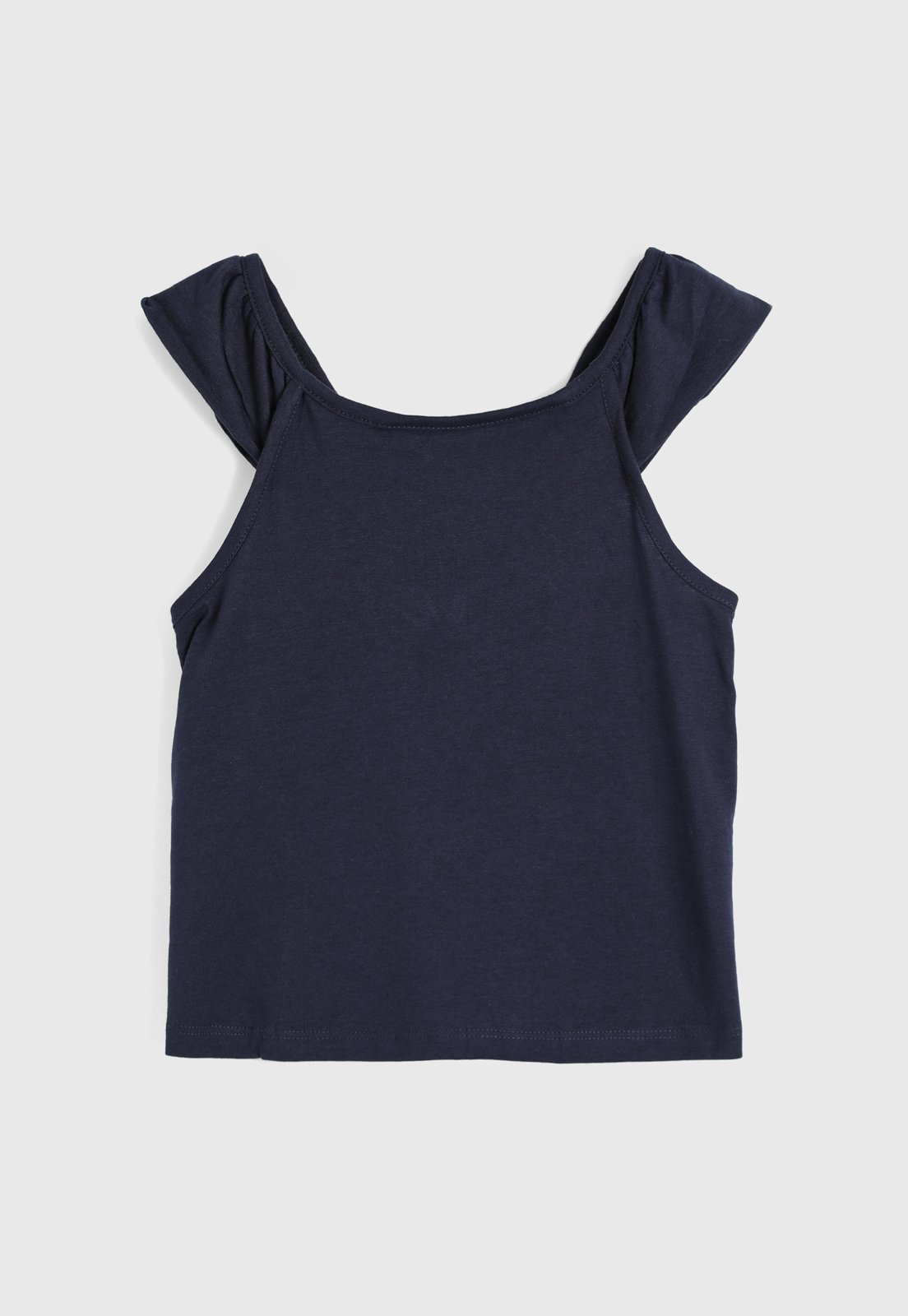 Infantil – Blusa MANGO Lisa Azul-Marinho
