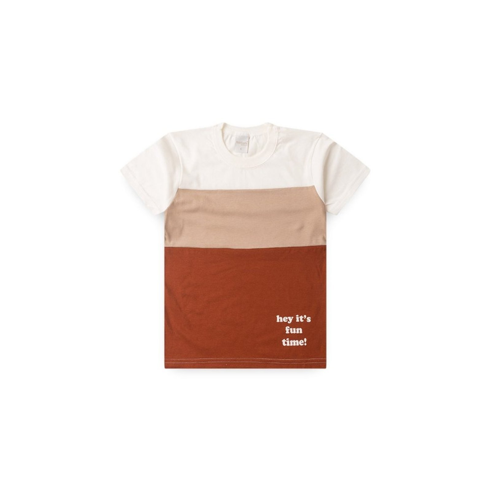 Vista 3 Infantil - Conjunto Verão Menino Natural Camiseta e Bermuda Recortes Molekada branco natural Molekada branco natural