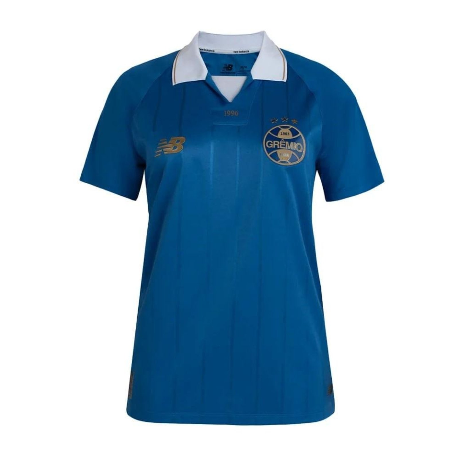 Camisa New Balance Grêmio Comemorativa Feminina Azul