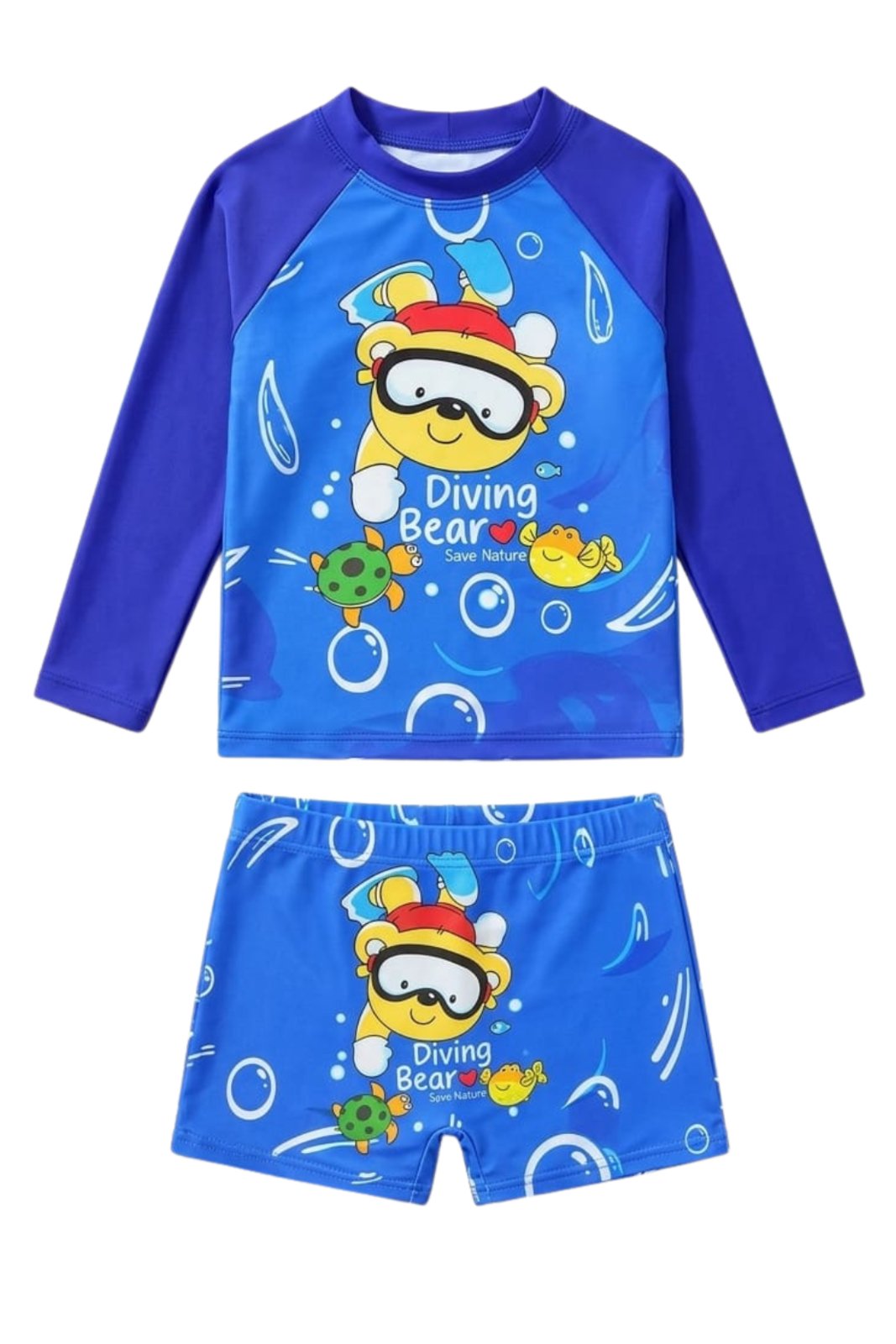 Infantil - Conjunto de praia Mar Divertido, Meu Tibum FPU 50+