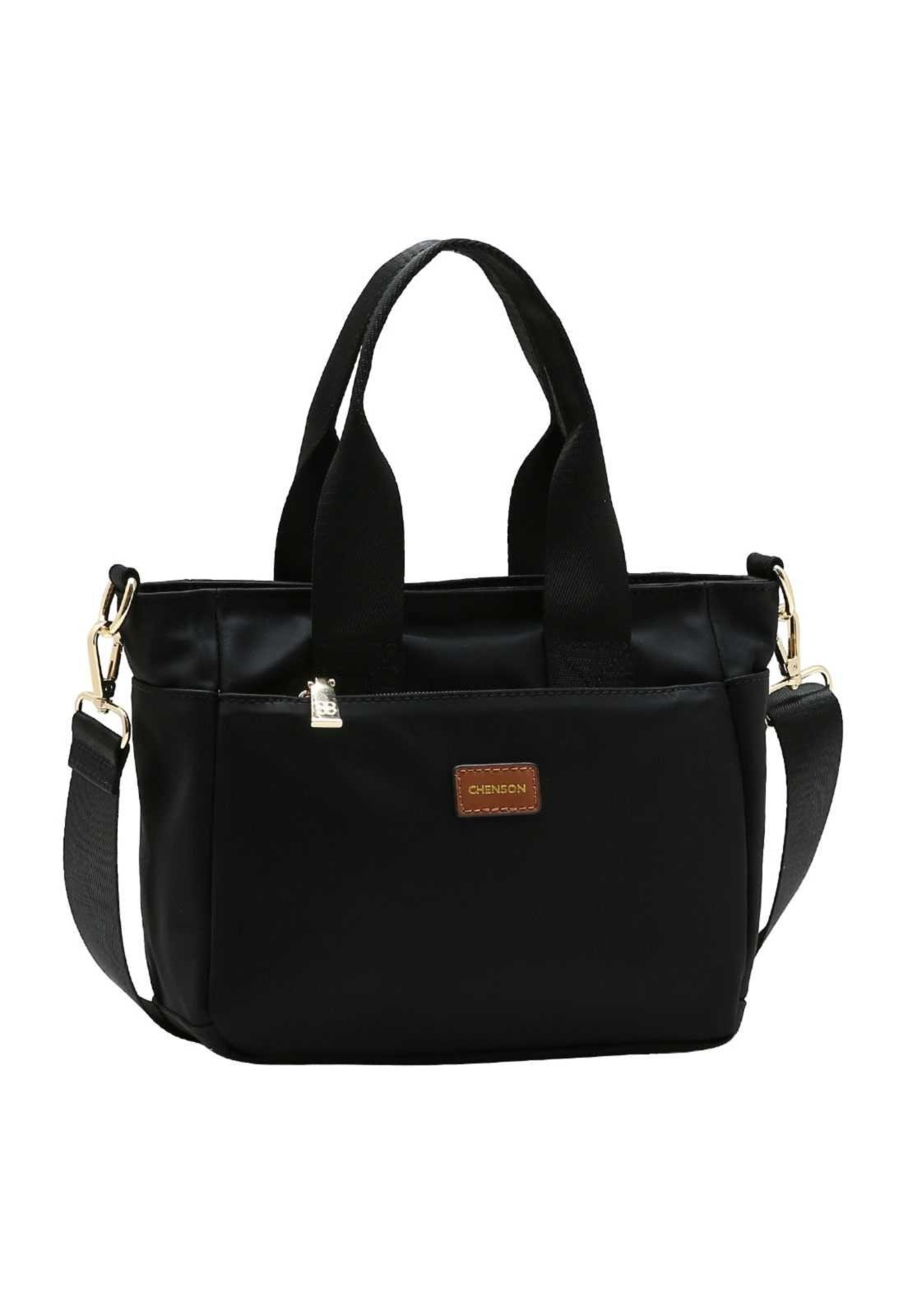 Bolsa Feminina Chenson Mão Twilll Nylon 3785347 Preto