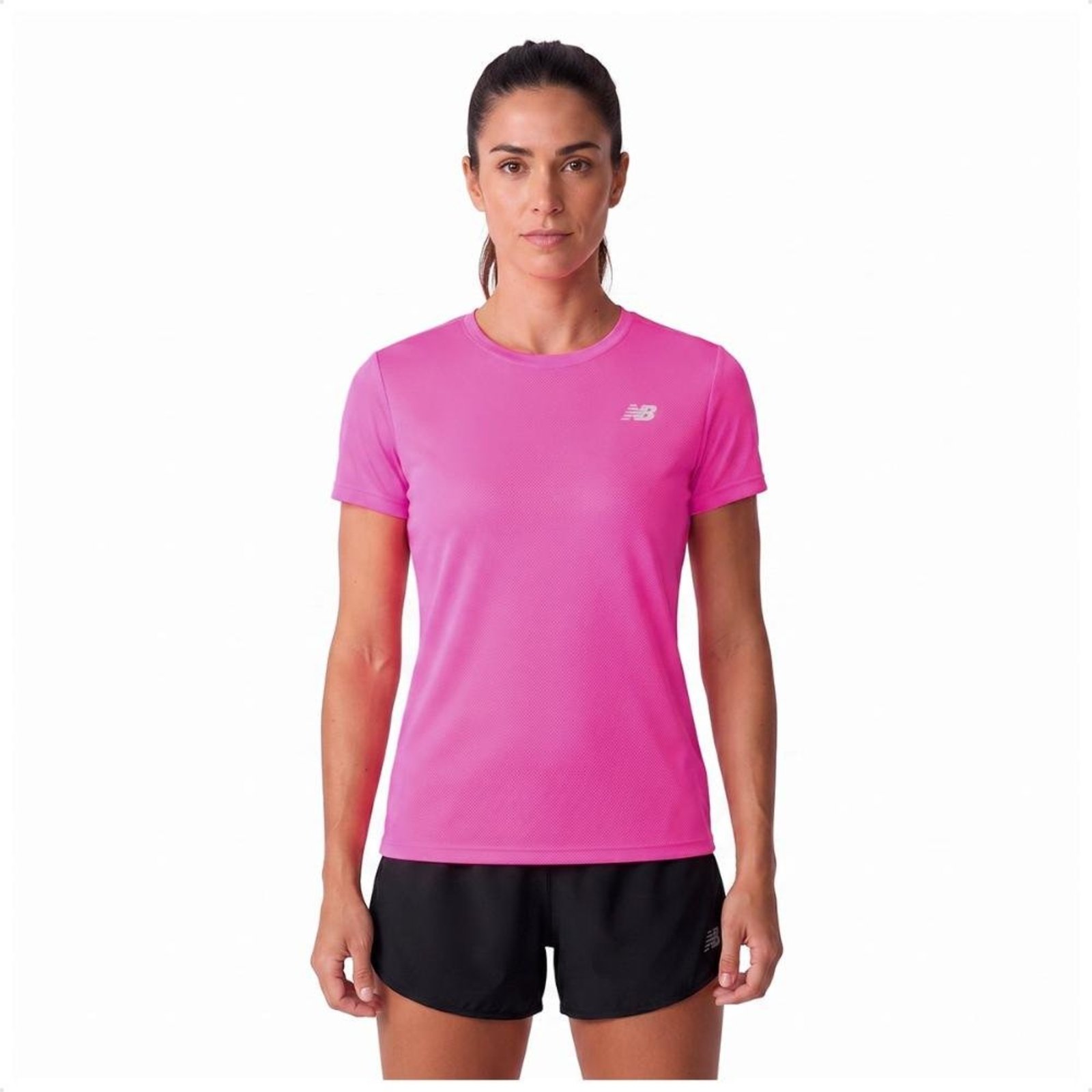 Camiseta New Balance Sport Essentials Feminina Rosa