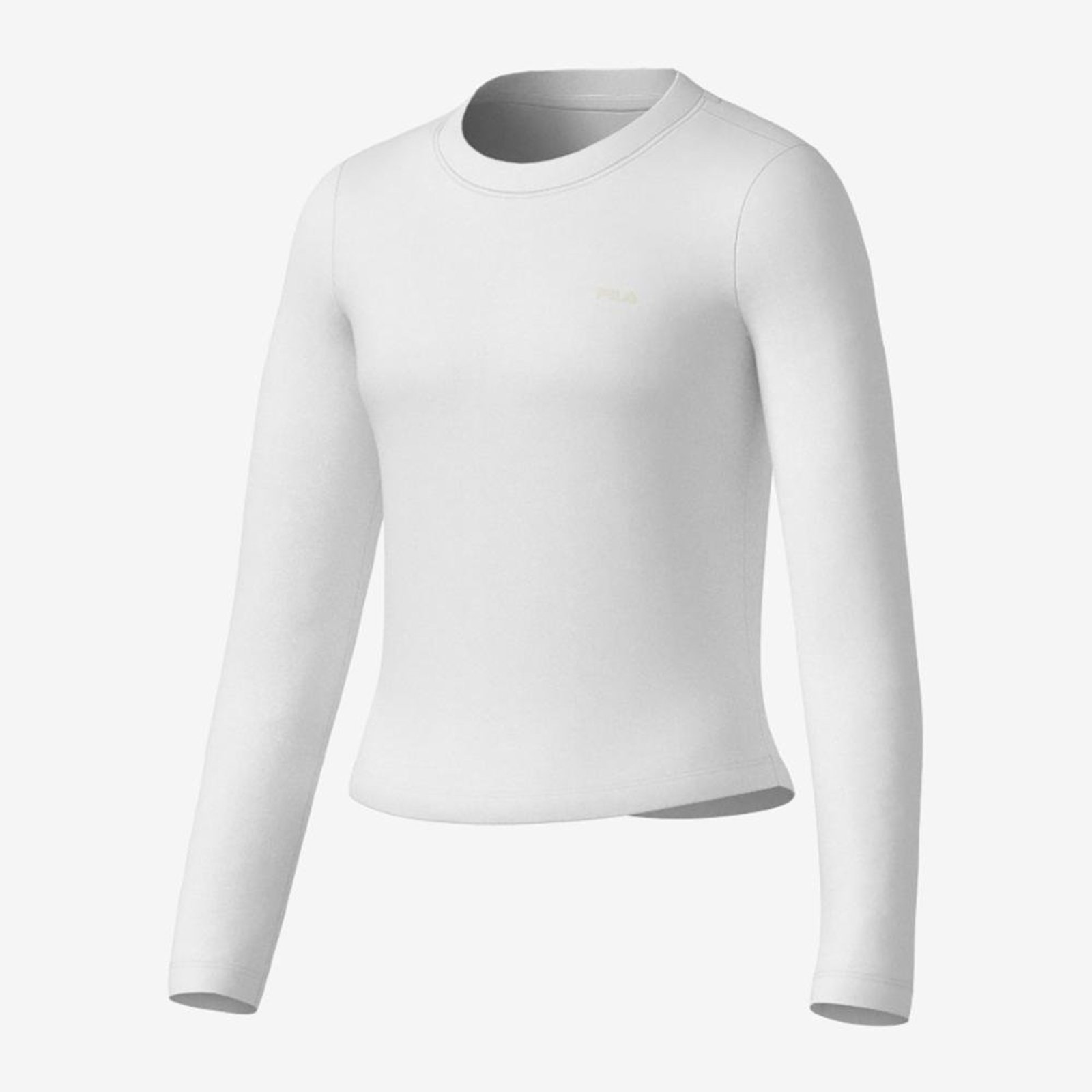 Blusa Manga Longa Fila Basic Juvenil Incolor