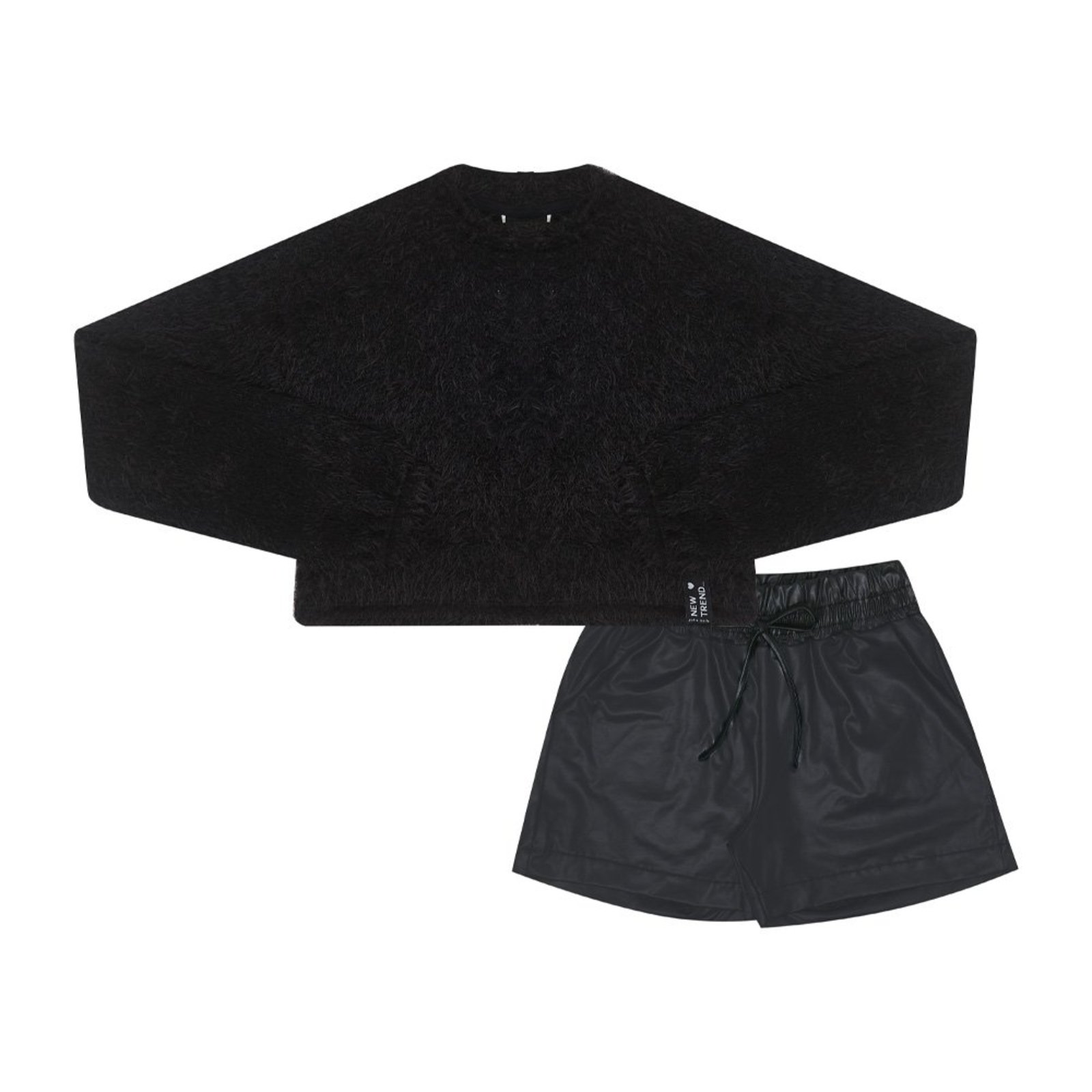 Infantil - Conjunto Juvenil Menina - Preto - 50431-51