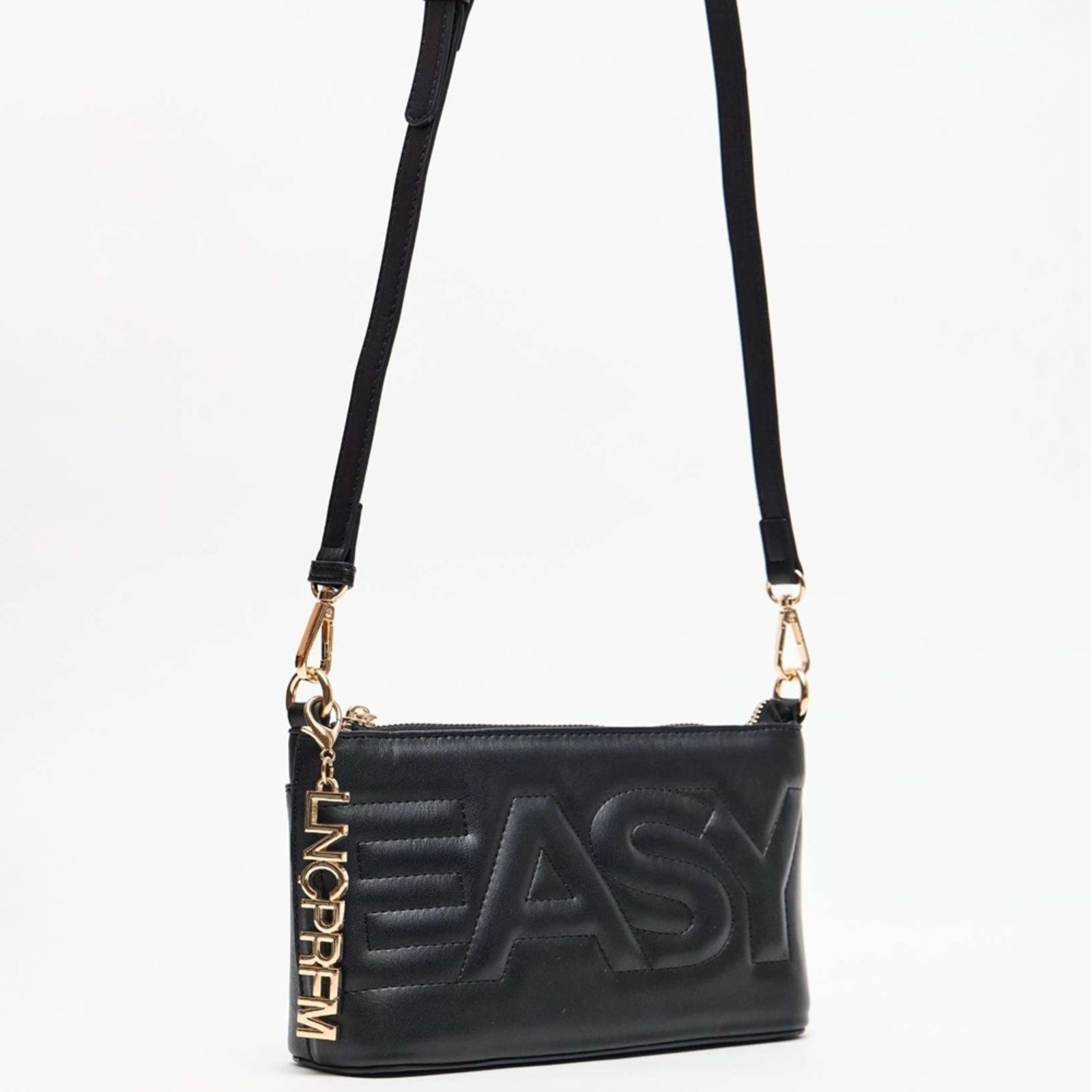 Bolsa Crossbody Easy Lança Perfume Borda In25 Preto Feminino