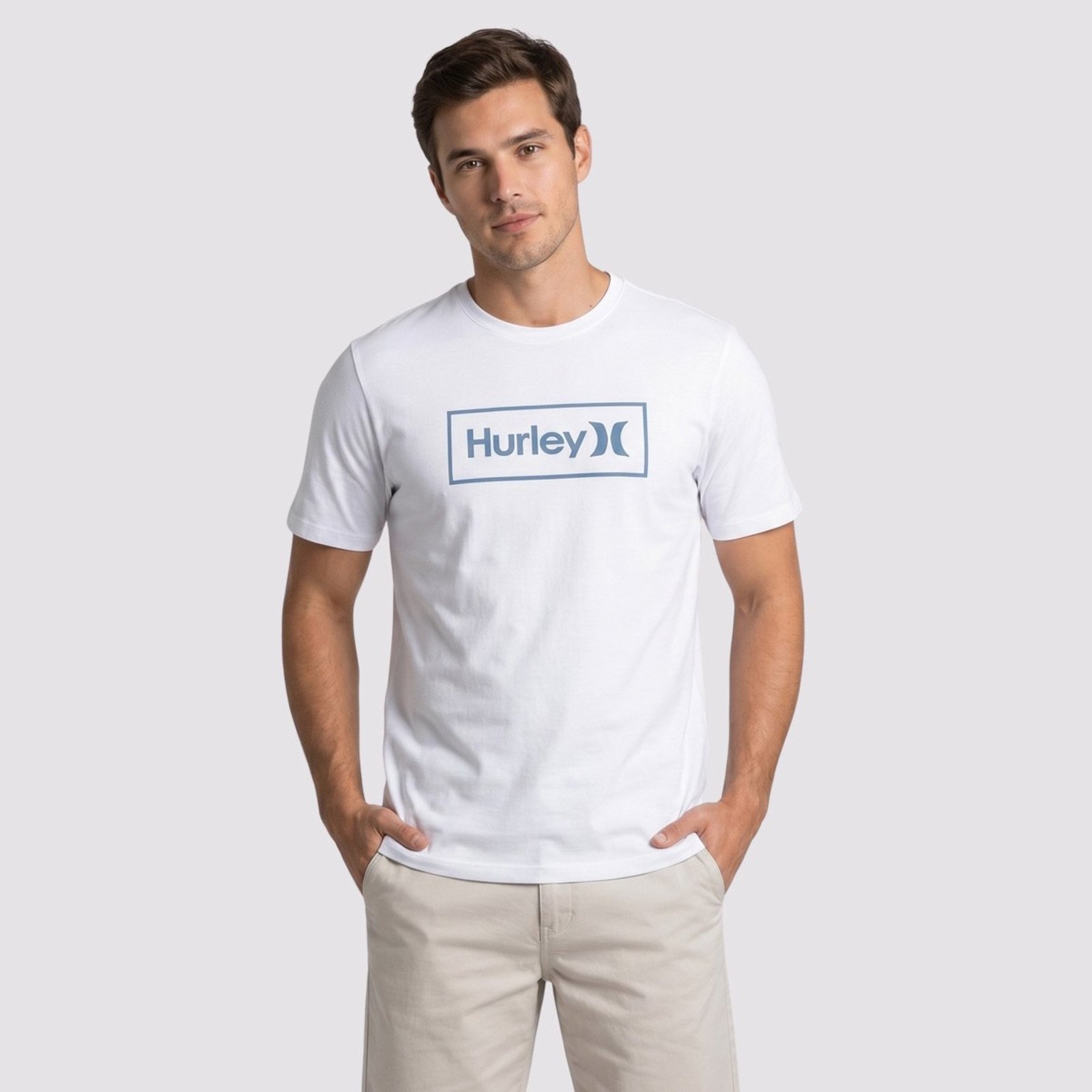 Camiseta Hurley Silk Box Relevo Branca