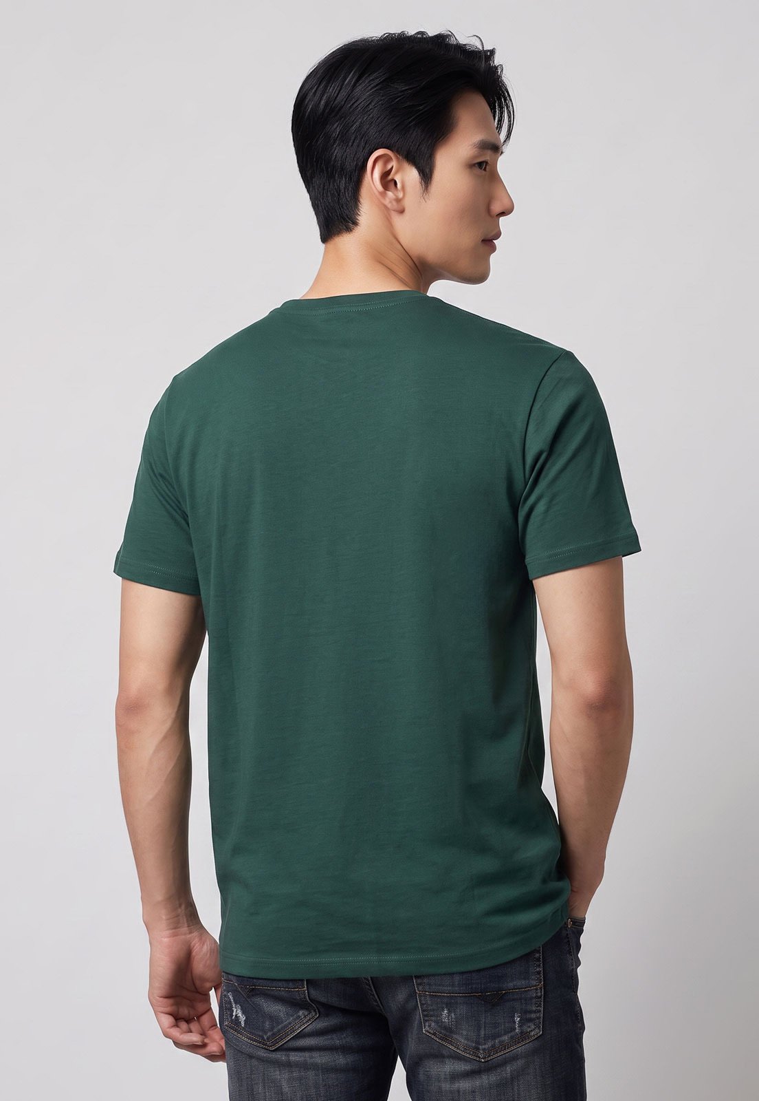 Camiseta Masculina Quiksilver Transfer Square Verde