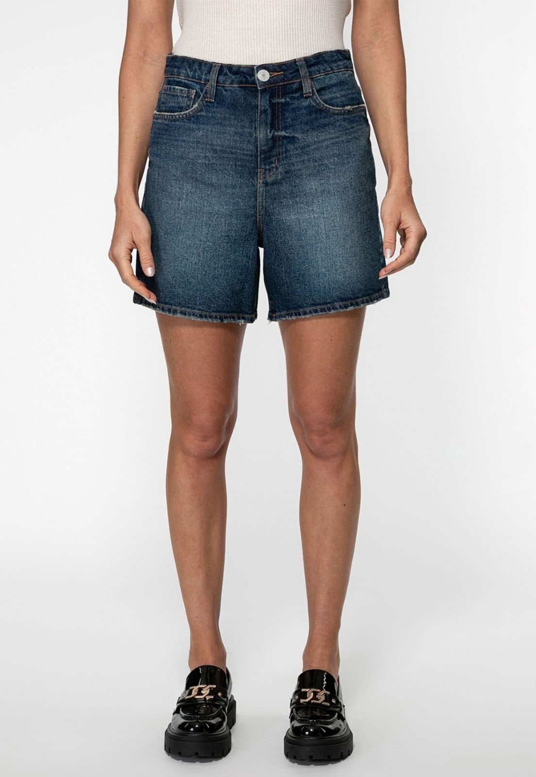 Bermuda Guess Jeans Curta Azul
