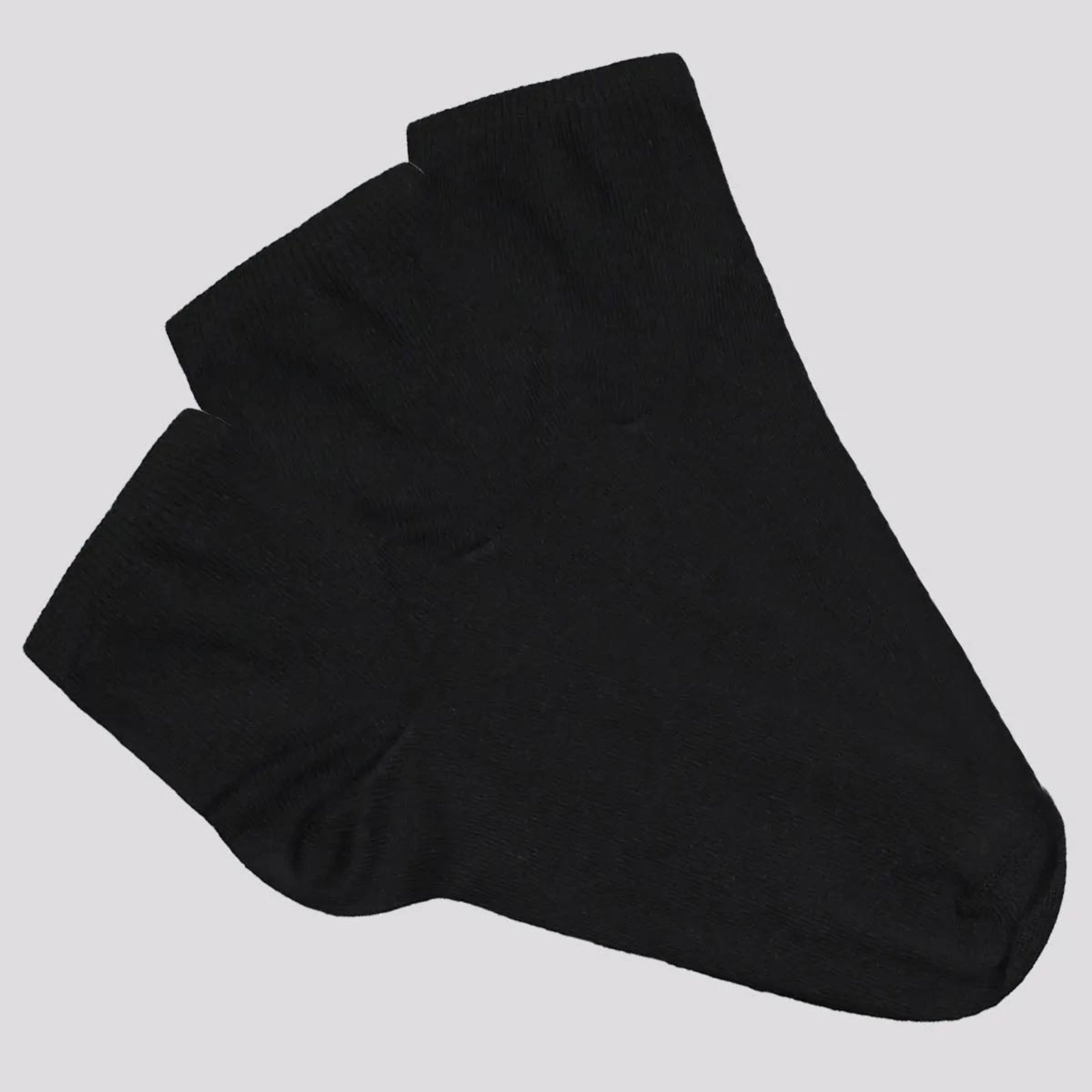 Vista 3 Kit Meia Selene Cano Curto Feminino 9 Pares Preta preto SELENE preto