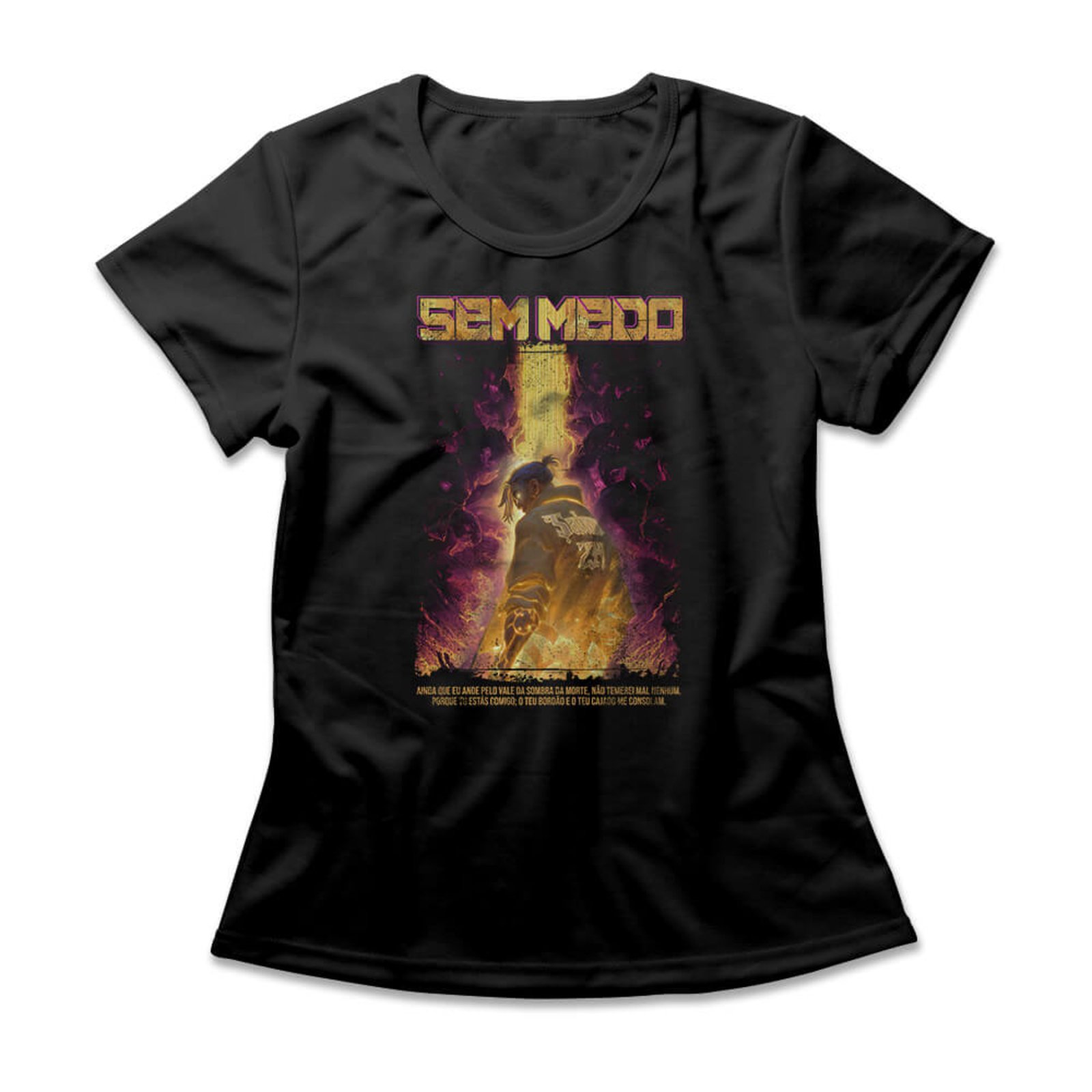 Camiseta Feminina Vale Das Sombras – Preto – Casual – Studio Geek