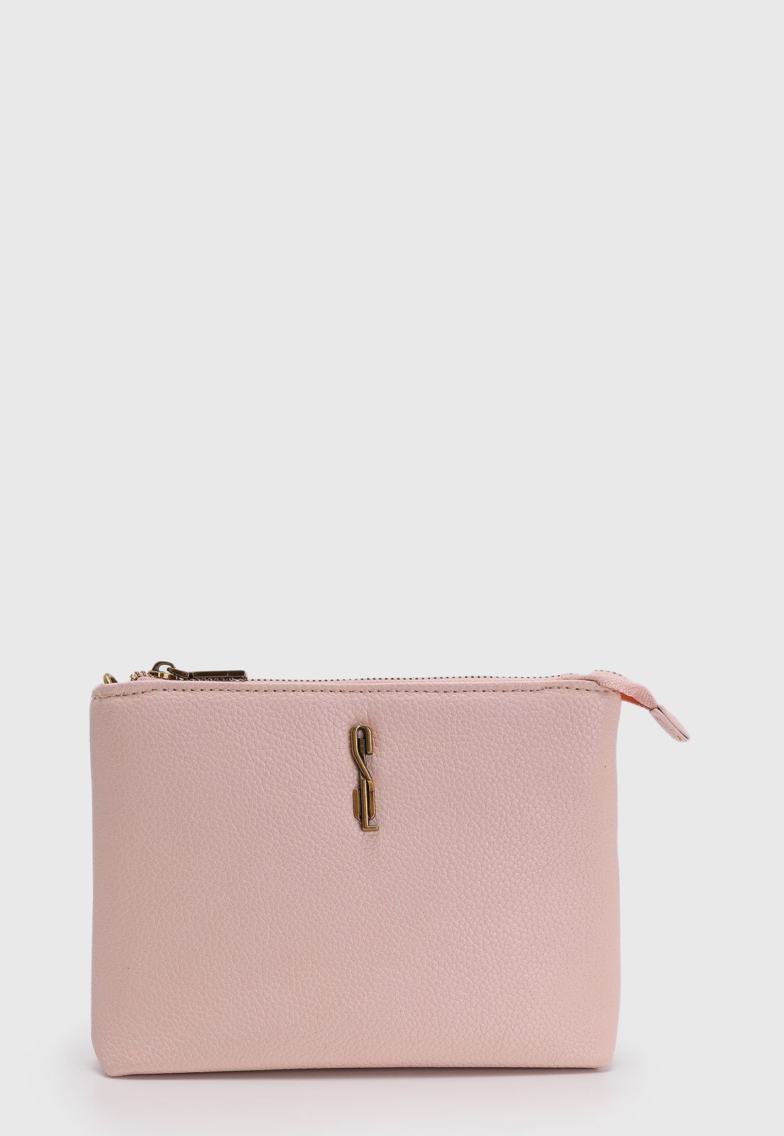 Bolsa Feminina Santa Lolla Alça Corrente Rosa Claro