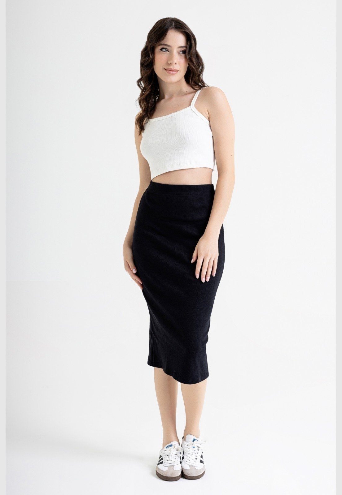 Top em Ribana Básico Just Basic Off-White