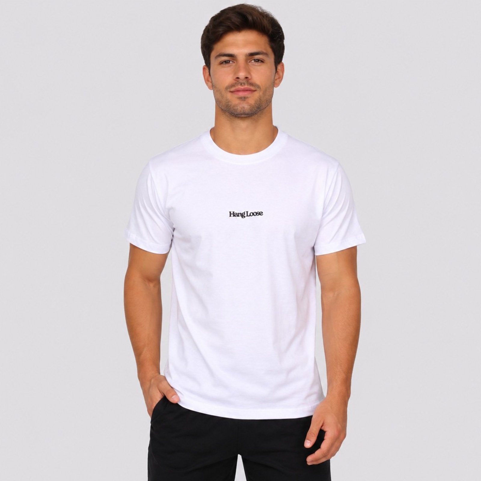 Camiseta Hang Loose Typo Branca