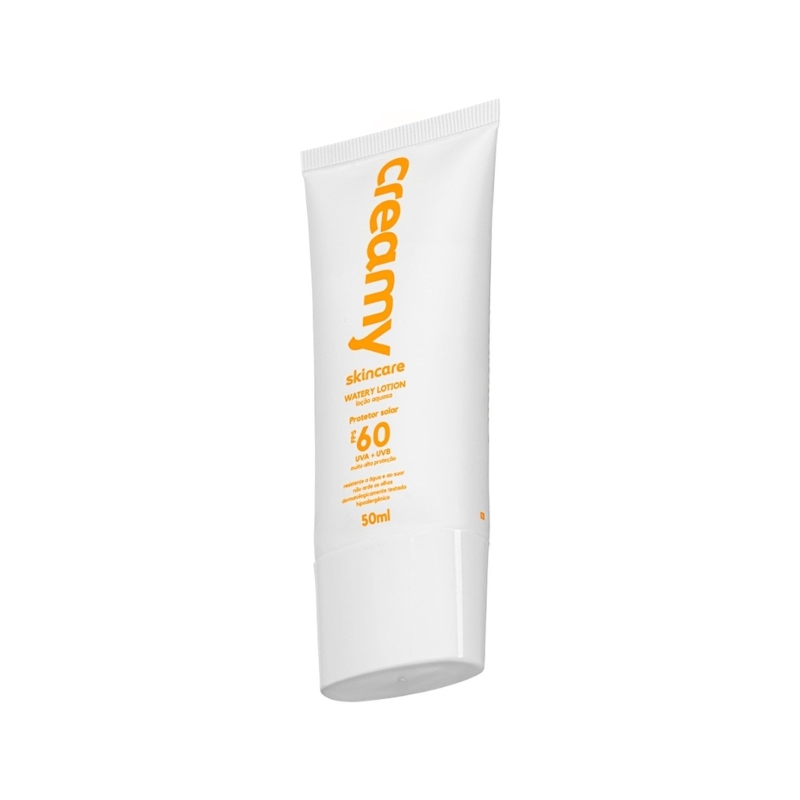 Vista 3 Kit Creamy Skincare Protetor Solar Facial FPS 60 Hidratante (2 produtos) multicolorido Creamy multicolorido