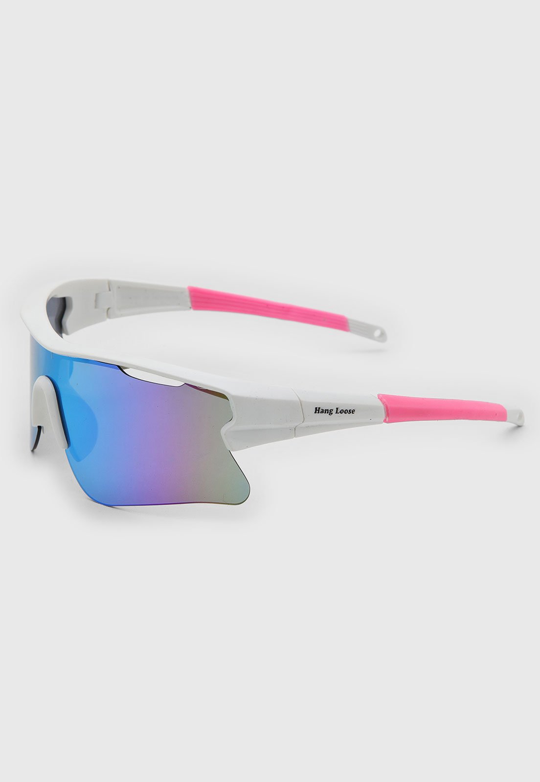 Óculos de Sol Hang Loose Uv 400 Lente Espelhada Branco