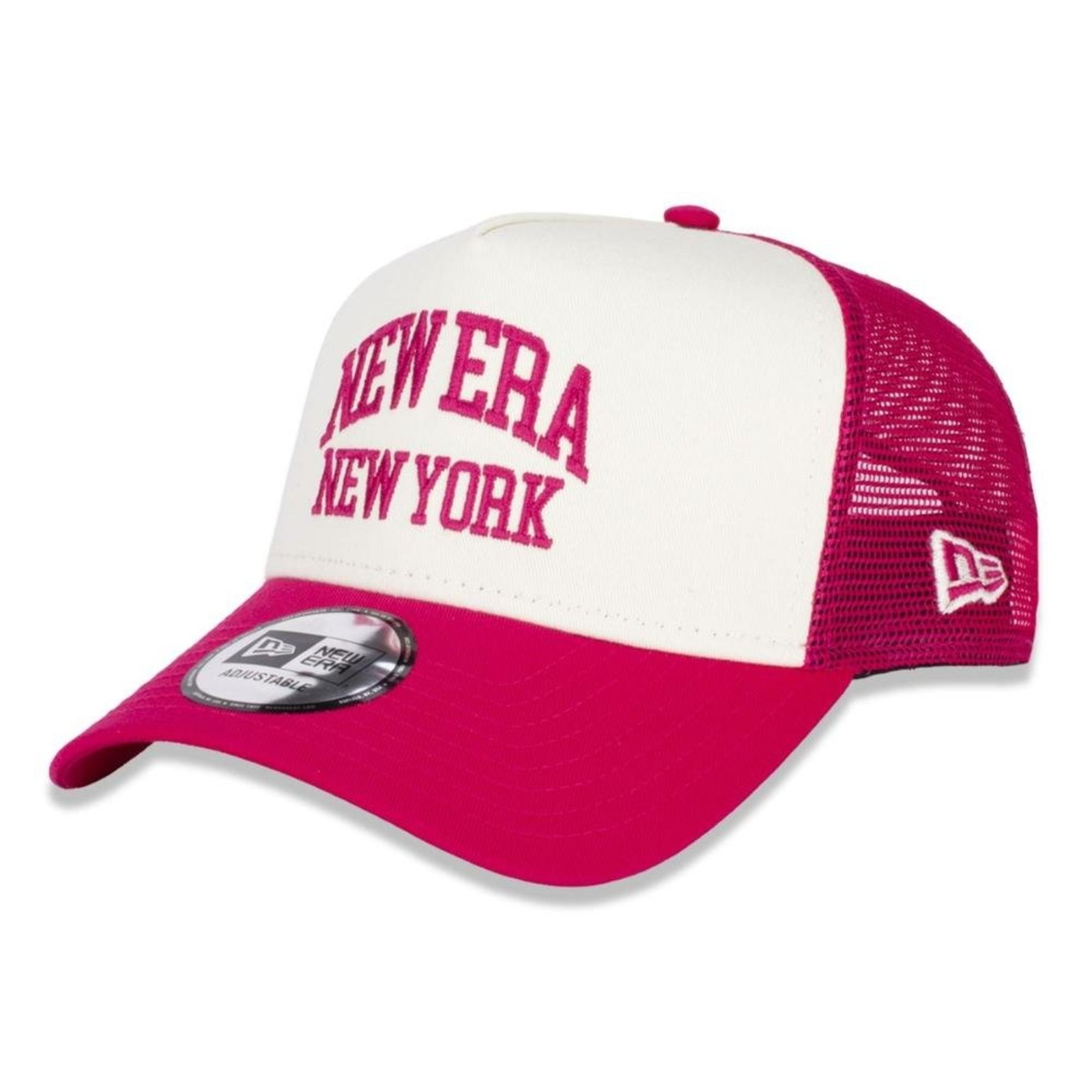 Bone New Era 9FORTY A-Frame Trucker Branded