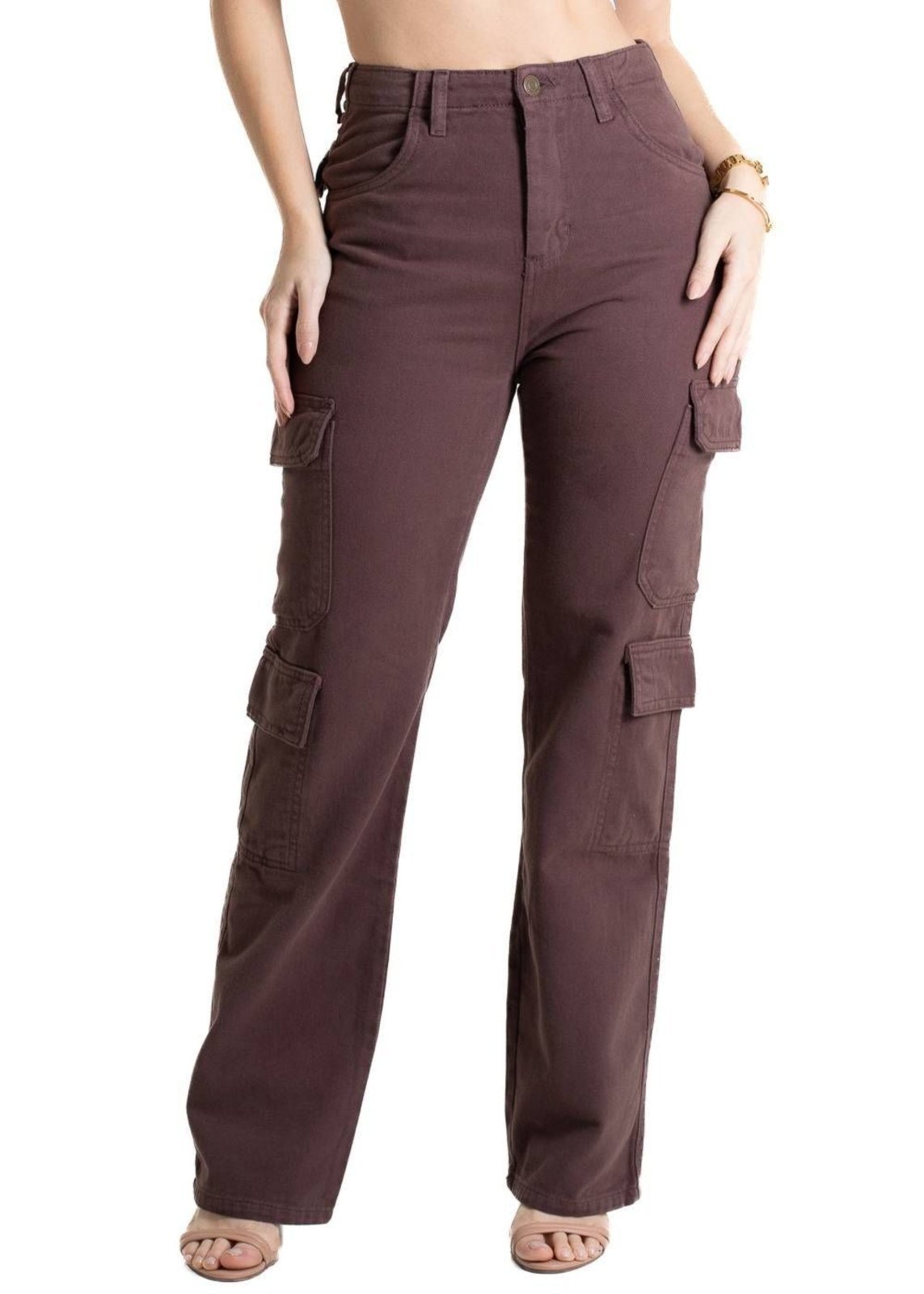 Calça Sarja Sawary Reta – 280798 – Marrom – Sawary