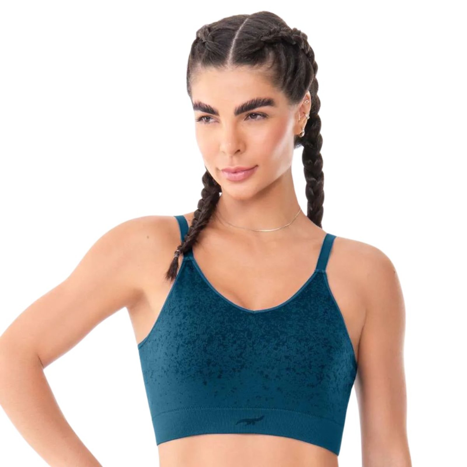 Top Fitness Alças Ajustáveis Bojo Removível Sem Costura Zee Rucci
