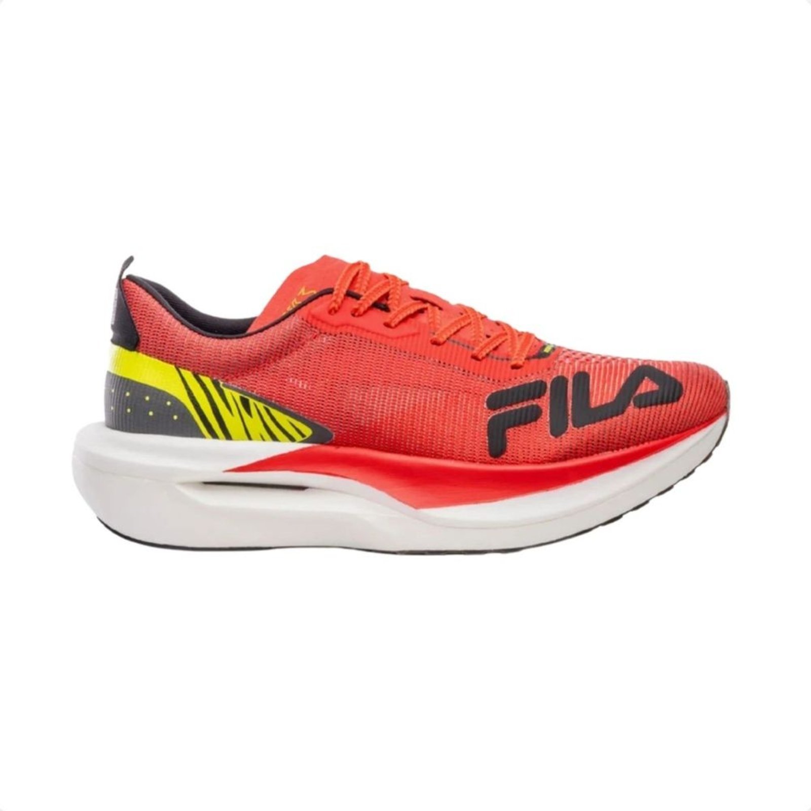 Vista 2 Tênis Running Feminino Fila Carbon 3 Laranja laranja carbon Fila laranja carbon