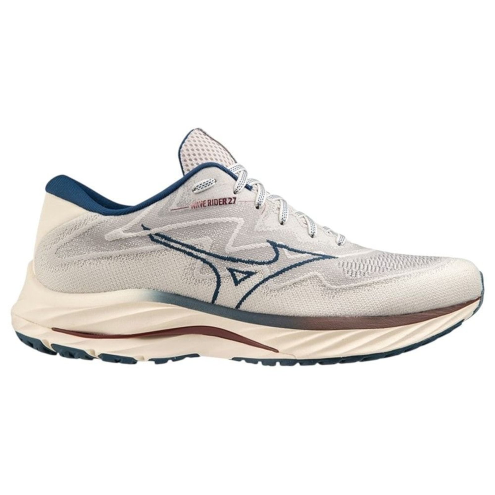 Tênis Mizuno Wave Rider 27 SSW Masculino - Bege - Mizuno