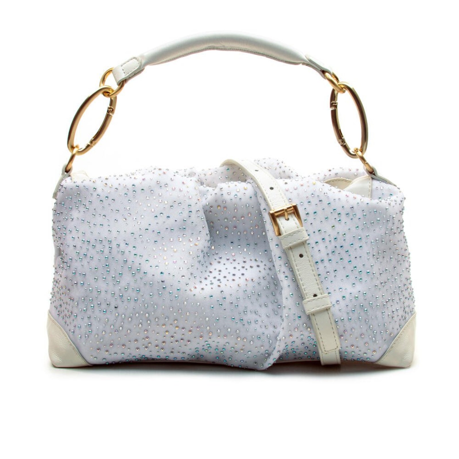 Bolsa Couro Branco Cecconello C2959-2
