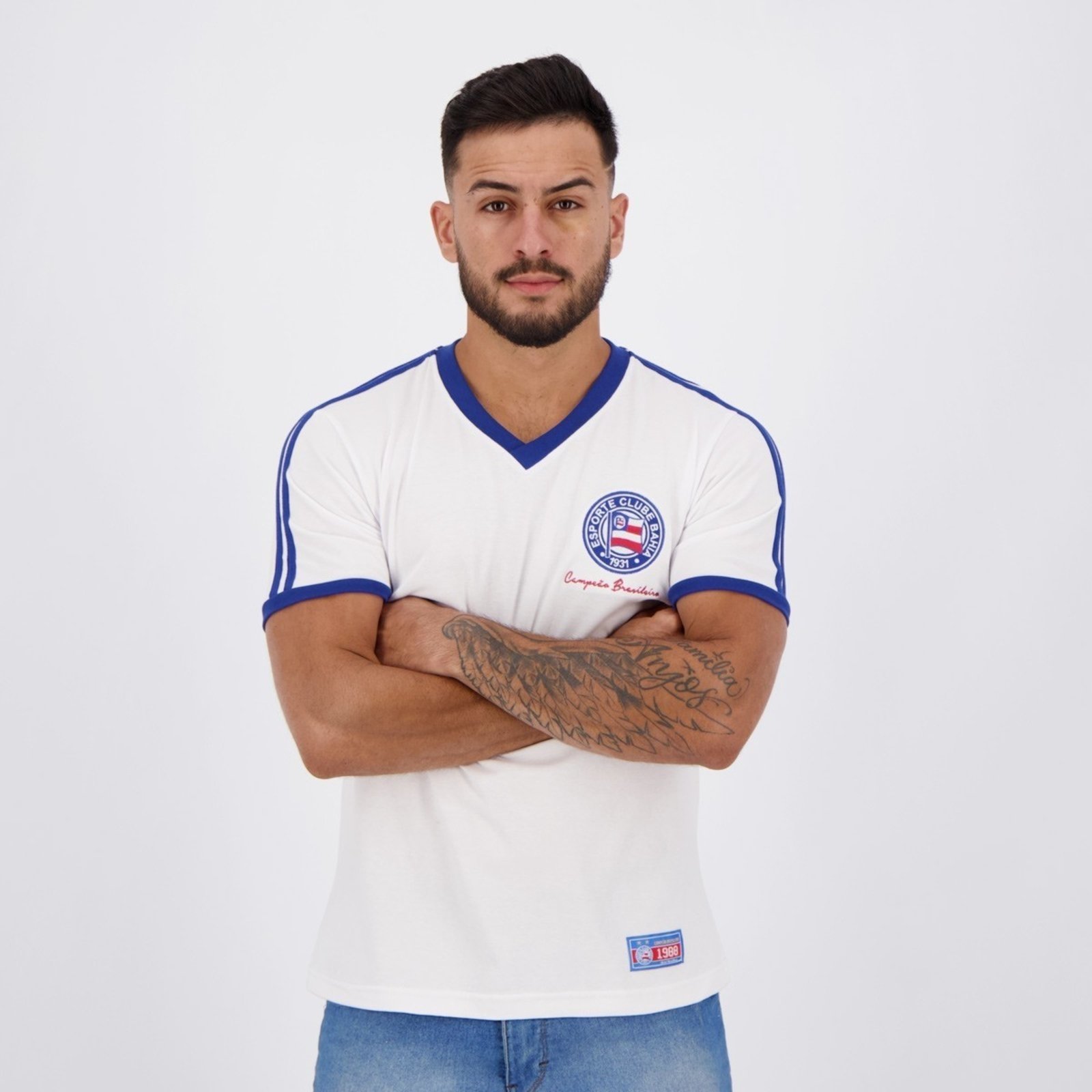 Camisa Bahia Retrô 1988 Branca