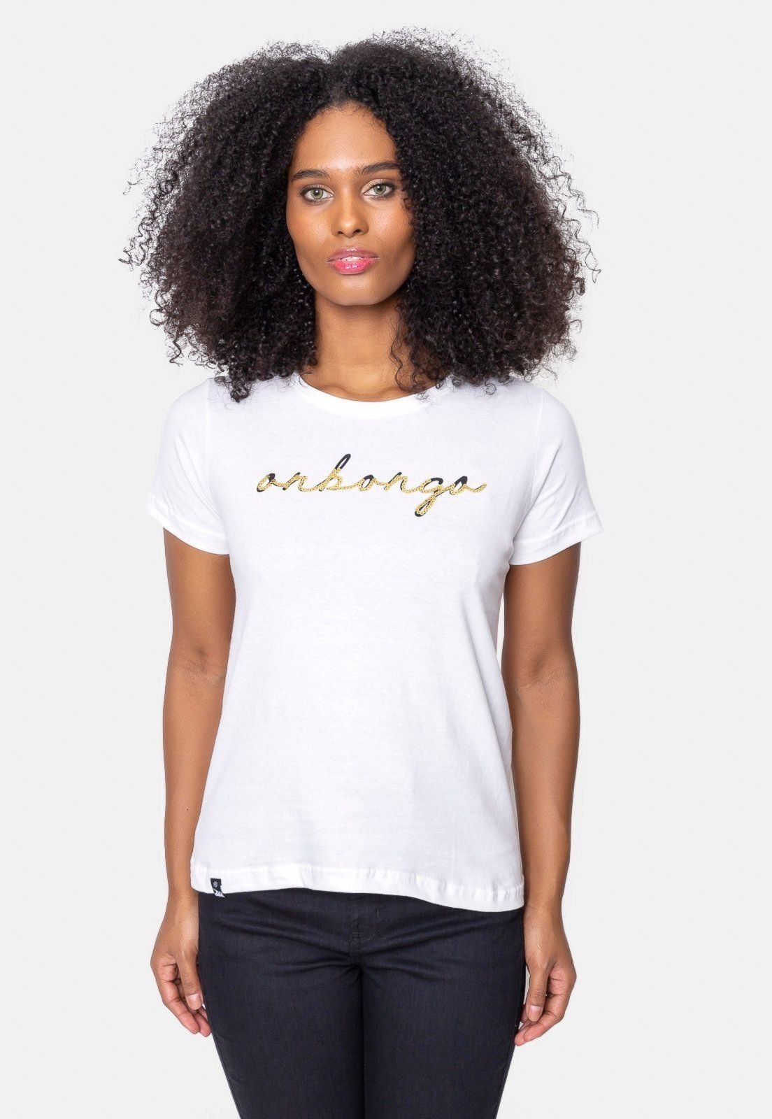 Camiseta Onbongo Feminina Lau Off White