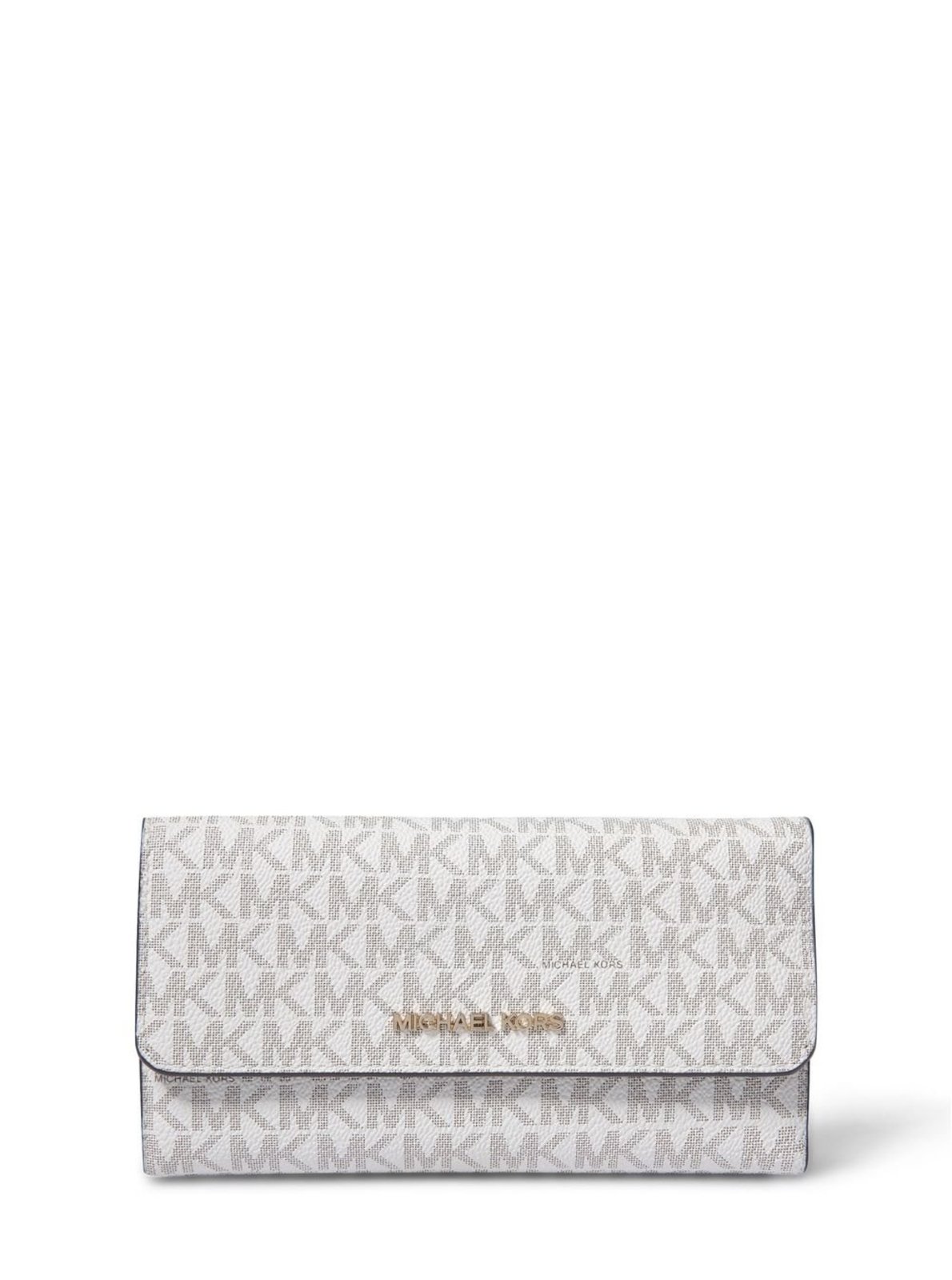 Vista 2 Carteira Jet Set Logo Média 35F8gtvf3b150 Michael Kors branco/marrom