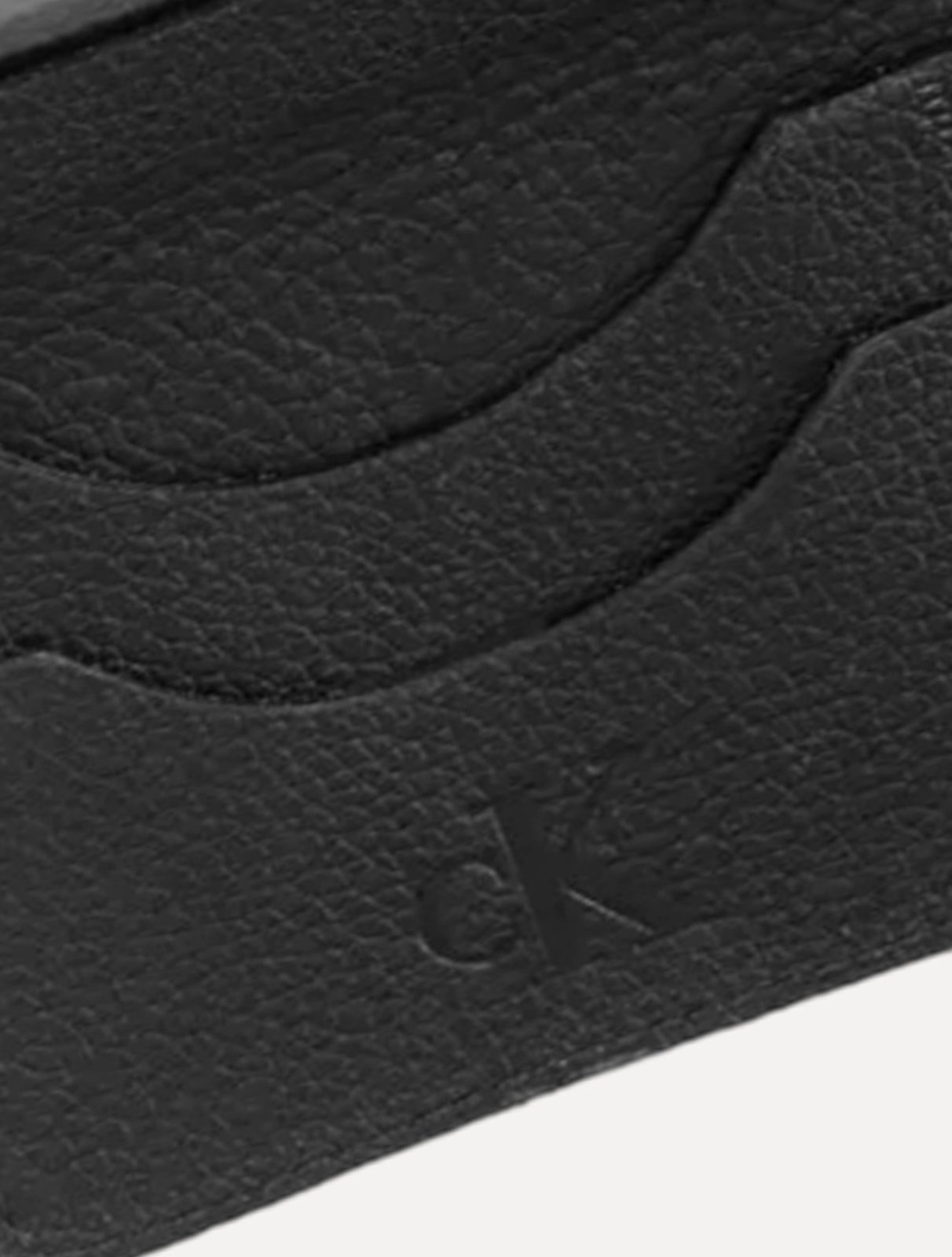 Vista 3 Carteira Calvin Klein Jeans Porta Cartão Nobuck Logo Claro cáqui Calvin Klein cáqui